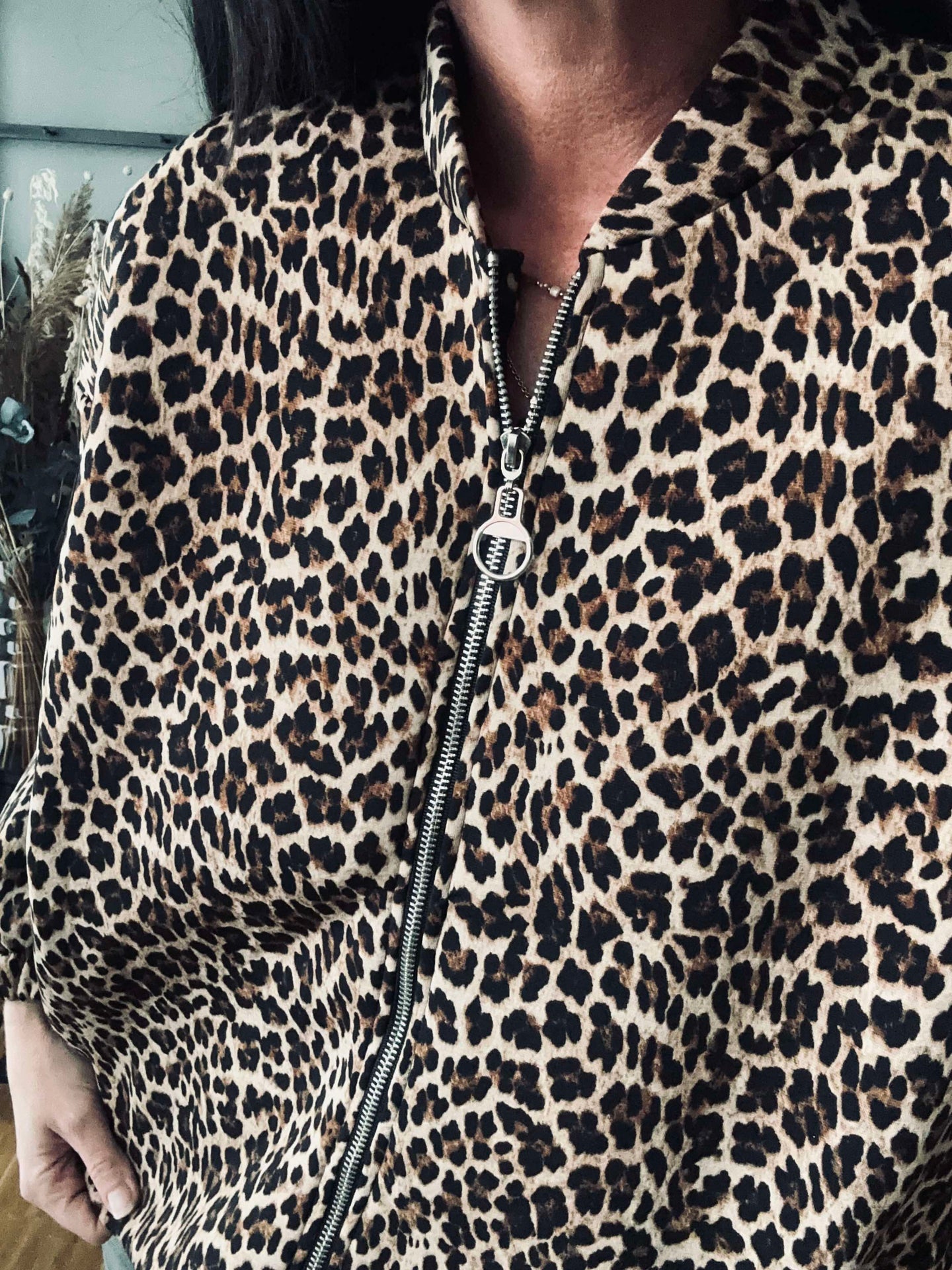 Kul leopardjakke