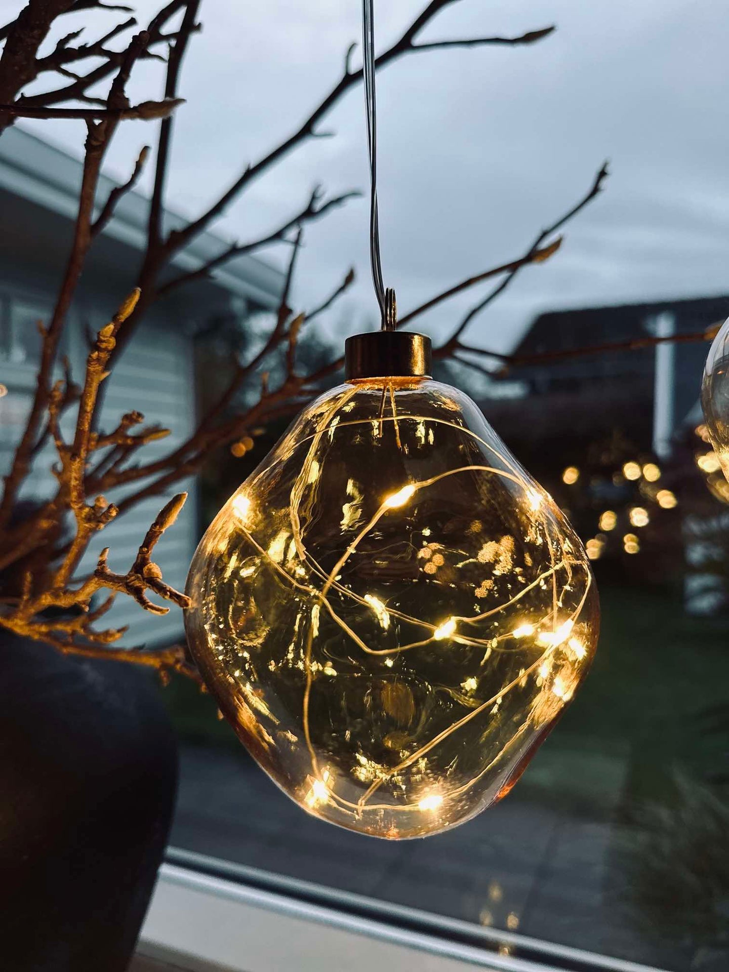 LED-lyskuler Golden - Sett med 3 stk