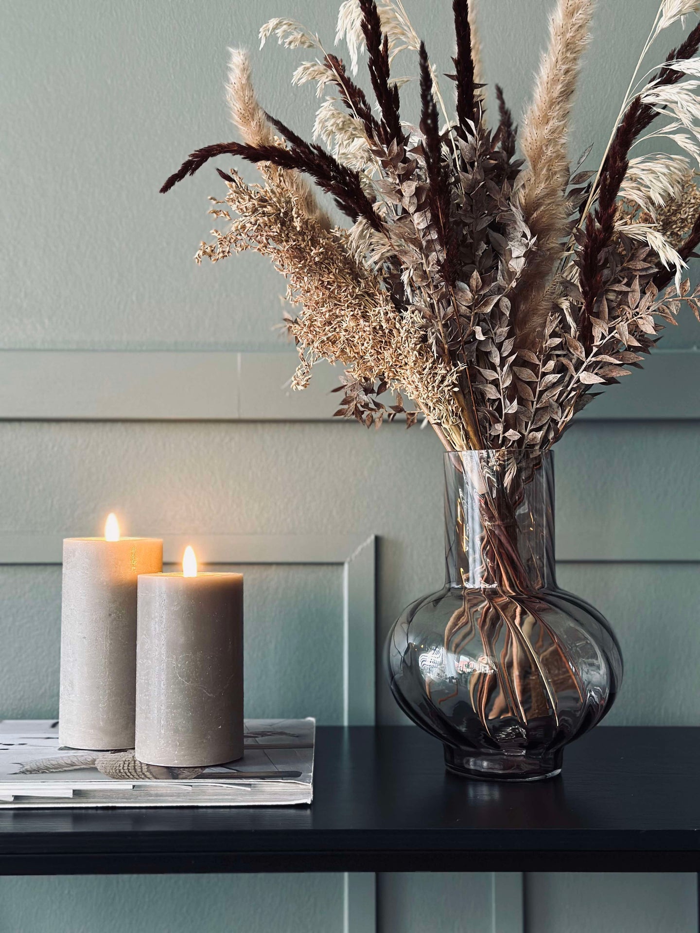 Glassvase Brown