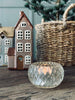 Lysestake til telys Diamond - White