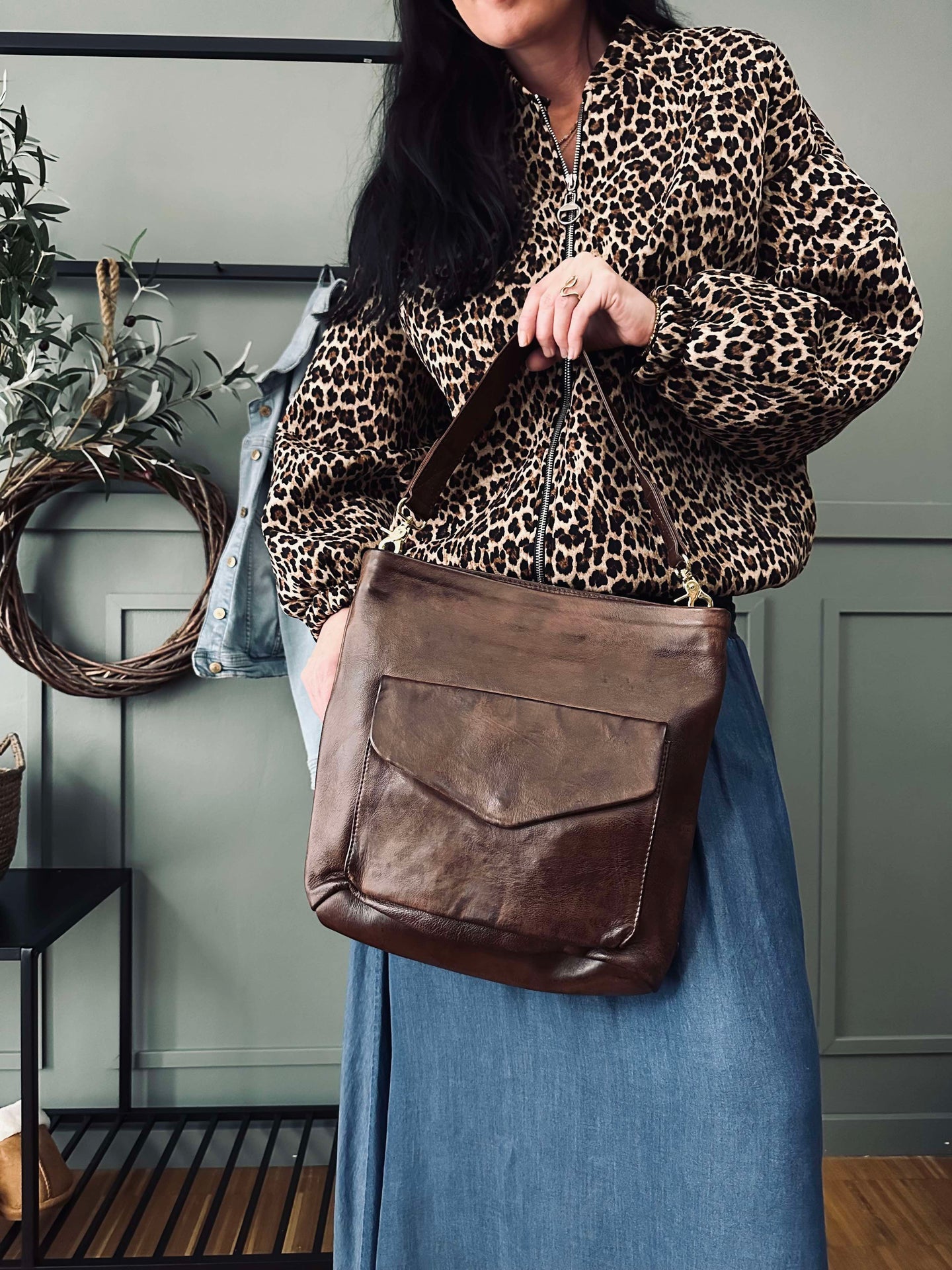 Arbeidsveske Tilda - Brandy