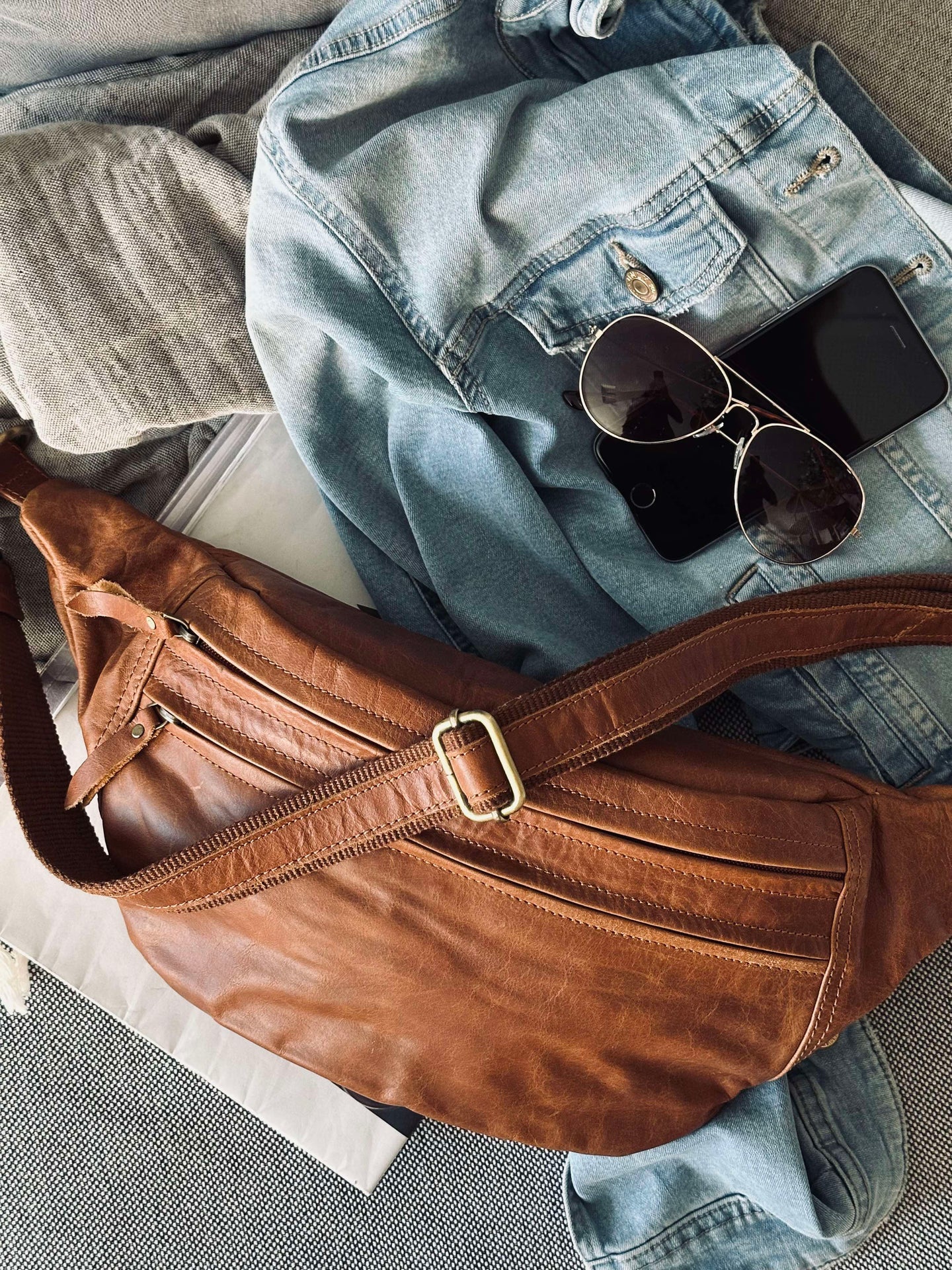 Bumbag Big Oline Cognac