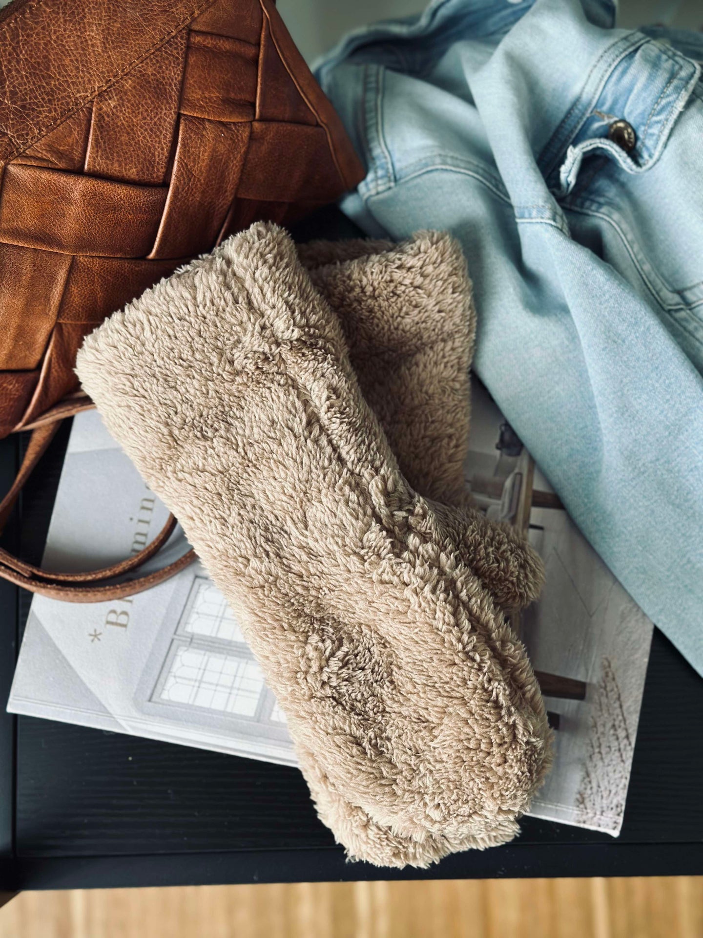 Luffer - Brown fleece
