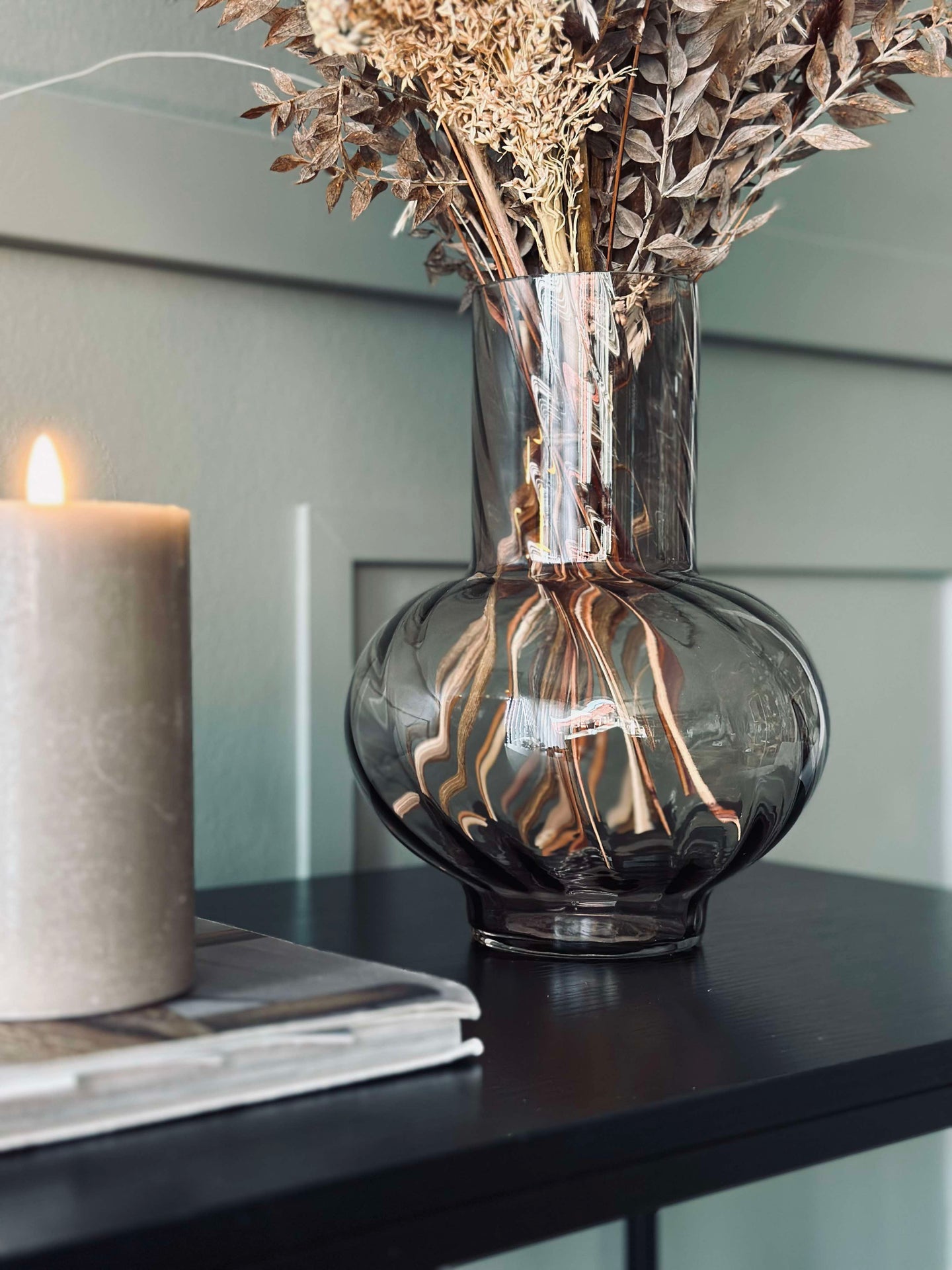 Glassvase Brown