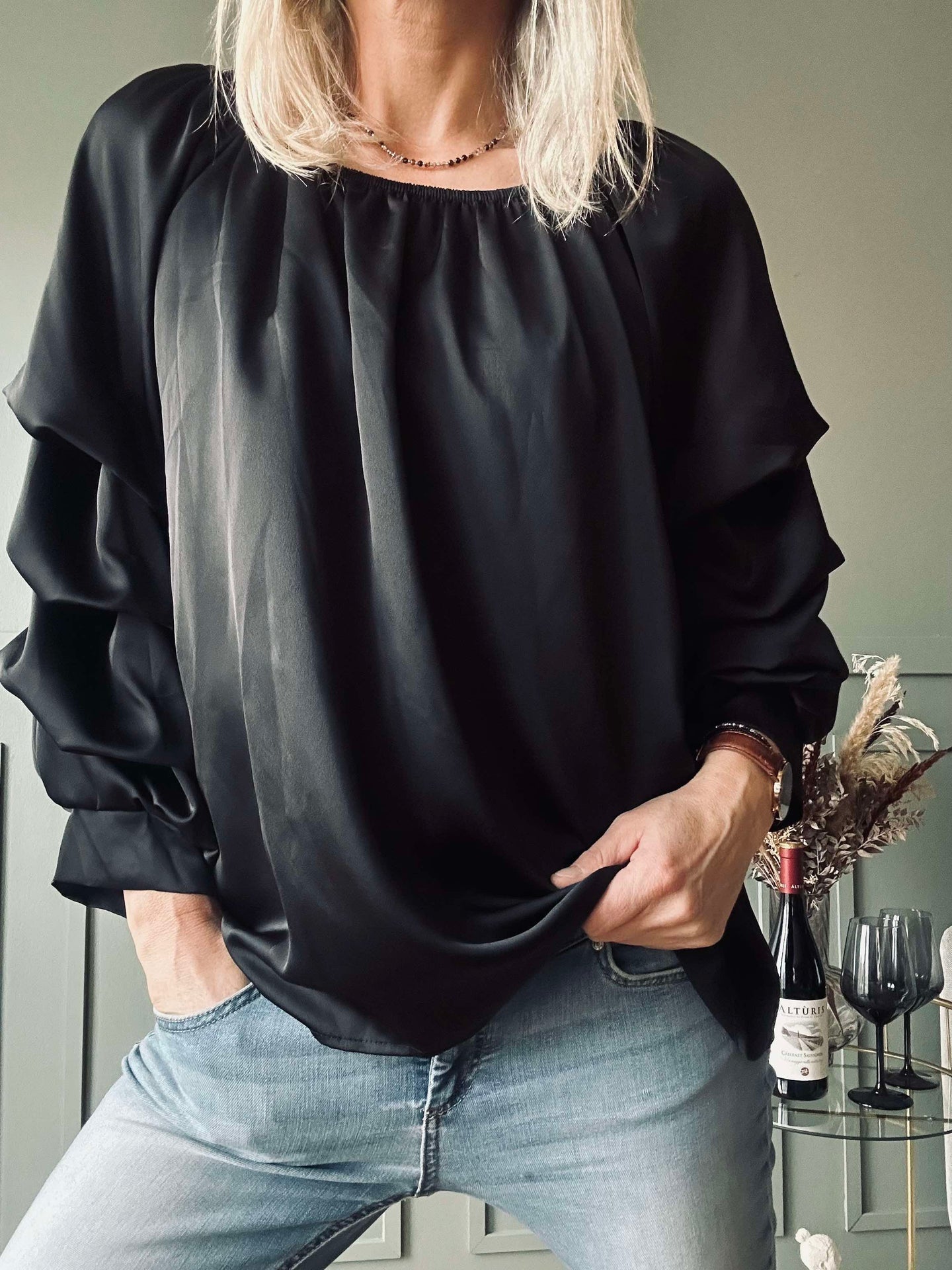 Bluse Jenny - Silkelook