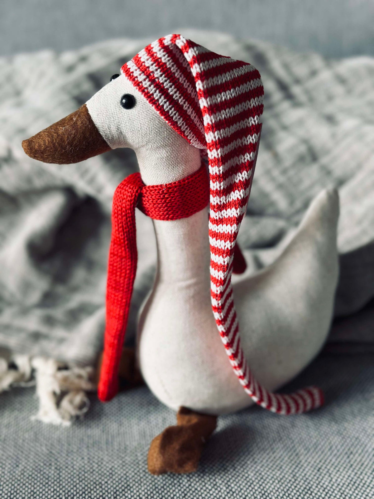 Juleand med lue - Medium