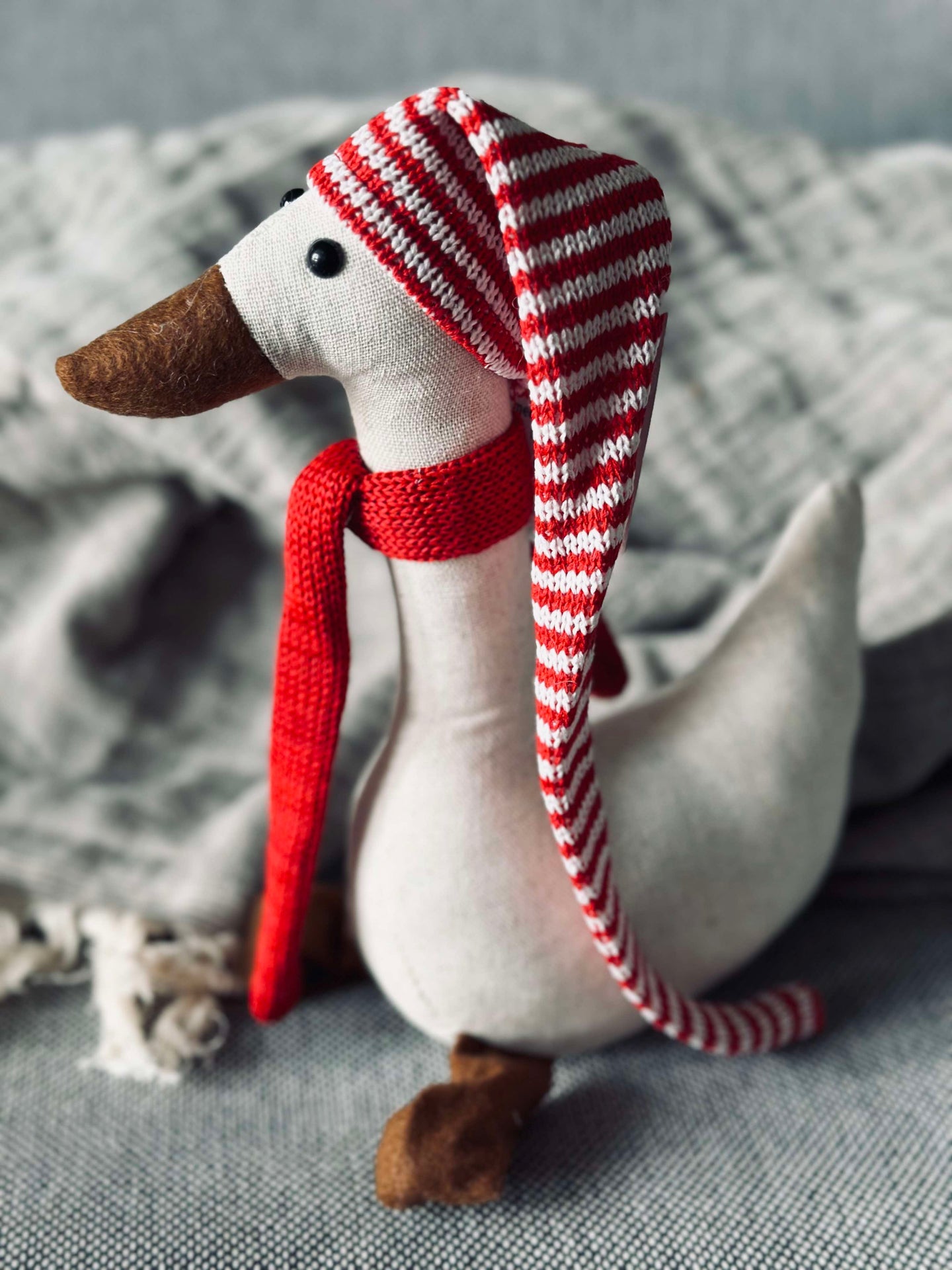 Juleand med lue - Medium