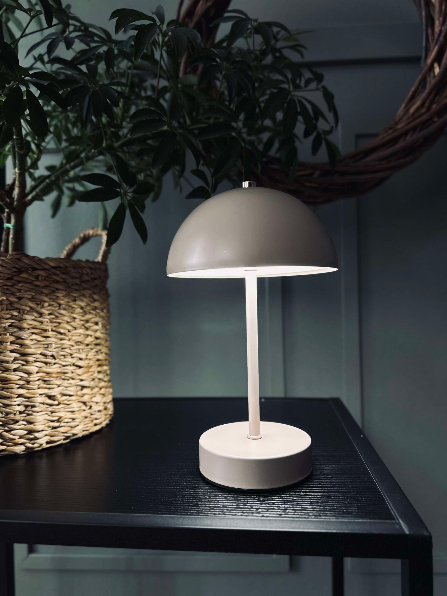 Bordlampe med touch - Sand