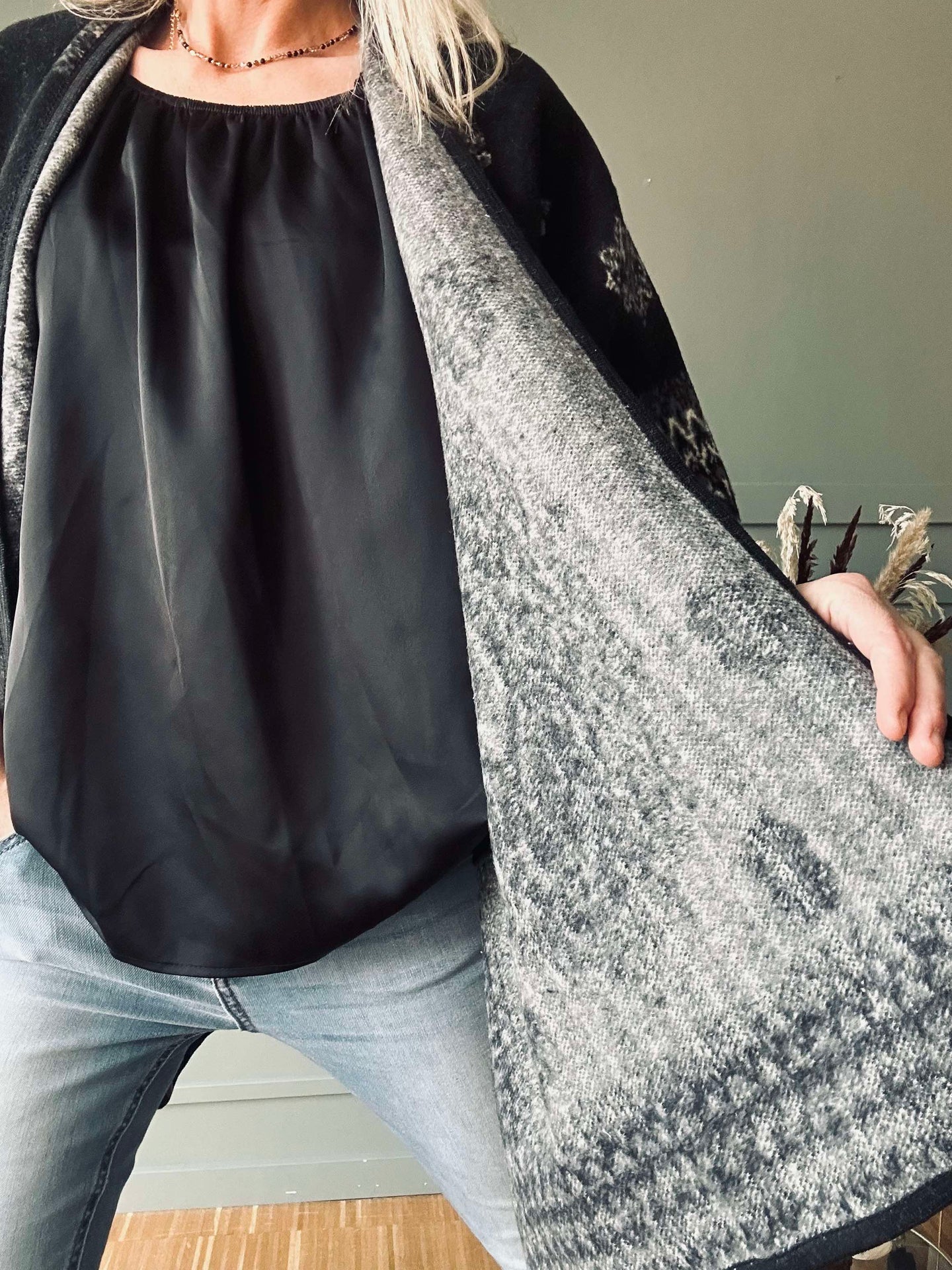 Poncho Black boheme