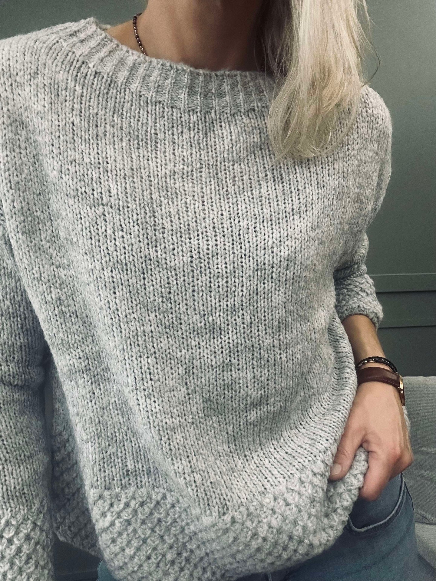 Strikk Celeste Grey