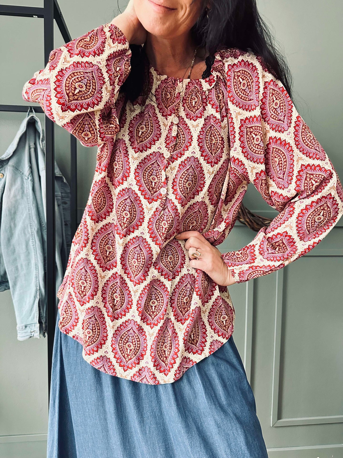 Bluse Nadia Pink