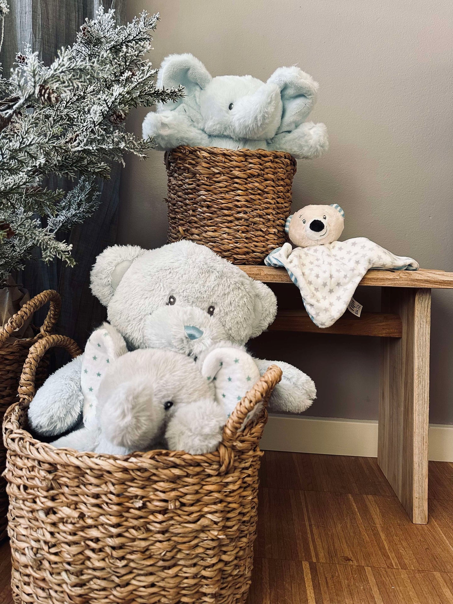 Koseklut til baby - Lyseblå