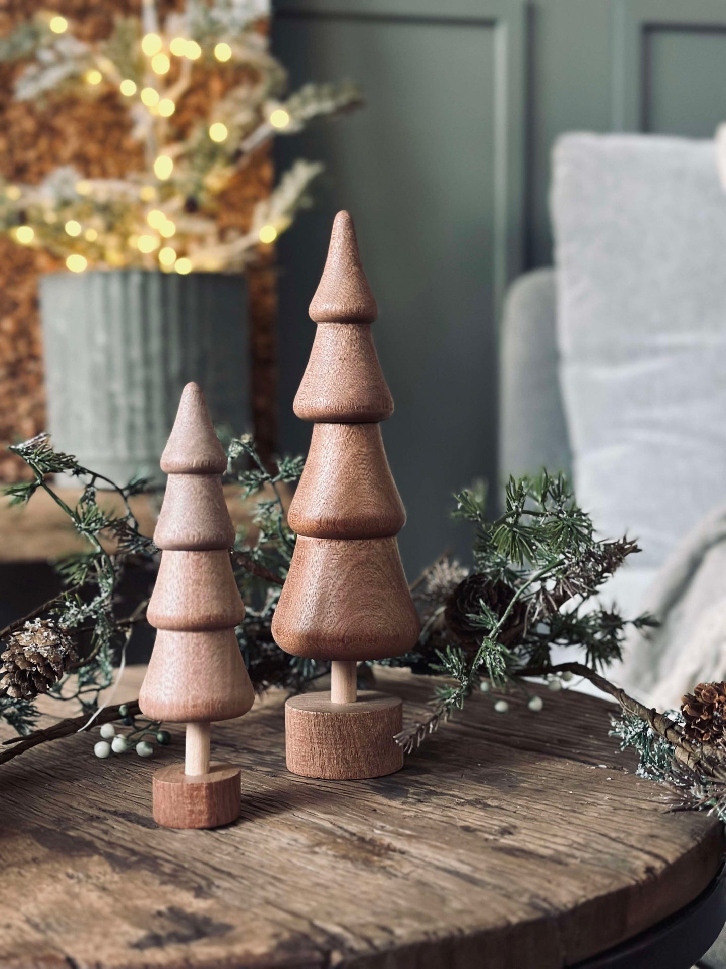 Juletre Wood - Brun small