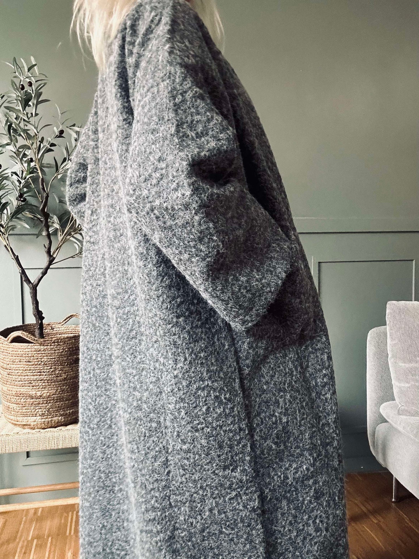 Jakke Belina - Oversize Grå