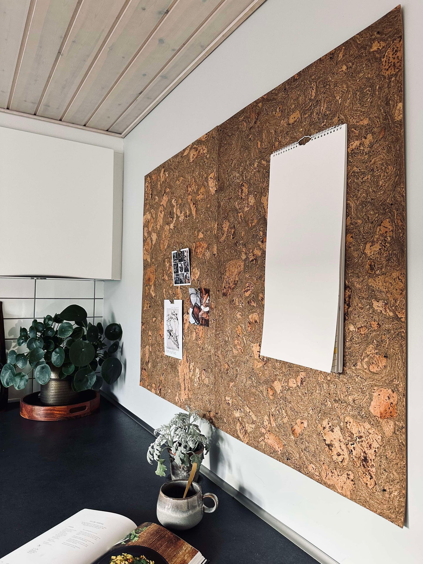 Korkplate 60×90 – Iceberg grey