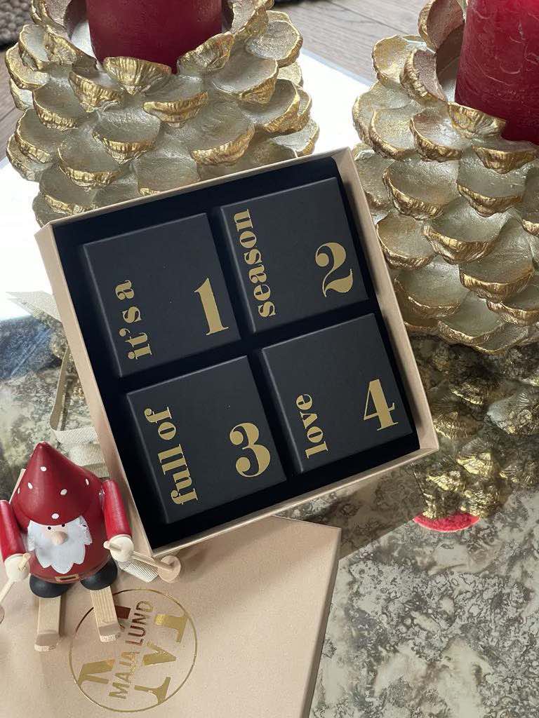 Smykke Adventskalender - Forgylt