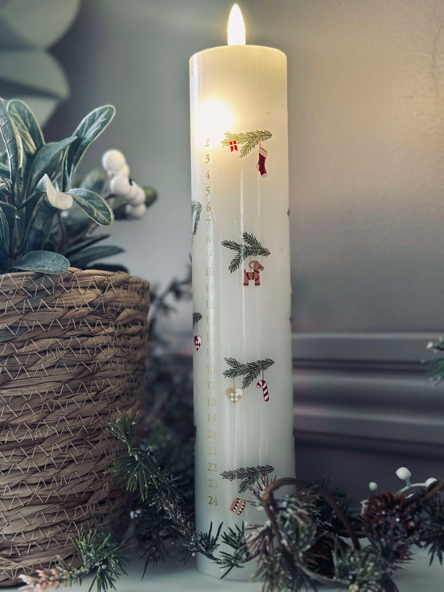 LED Kalenderlys med fjernbetjening