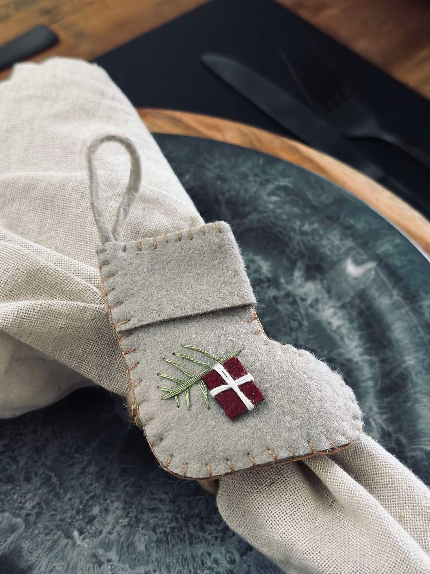 Julesokk oppheng - Mini