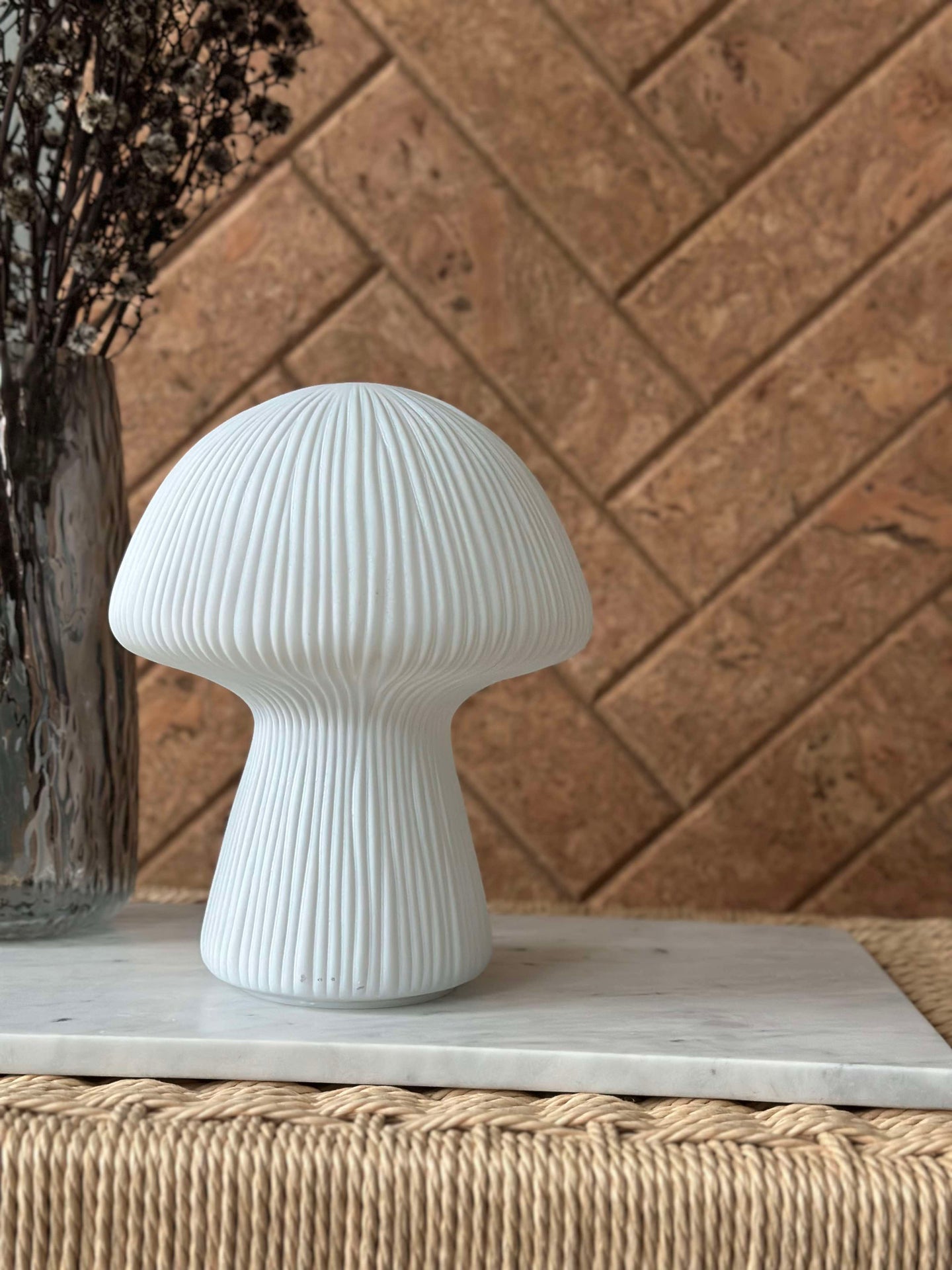 Mushroom Astrid - Hvit 20 cm