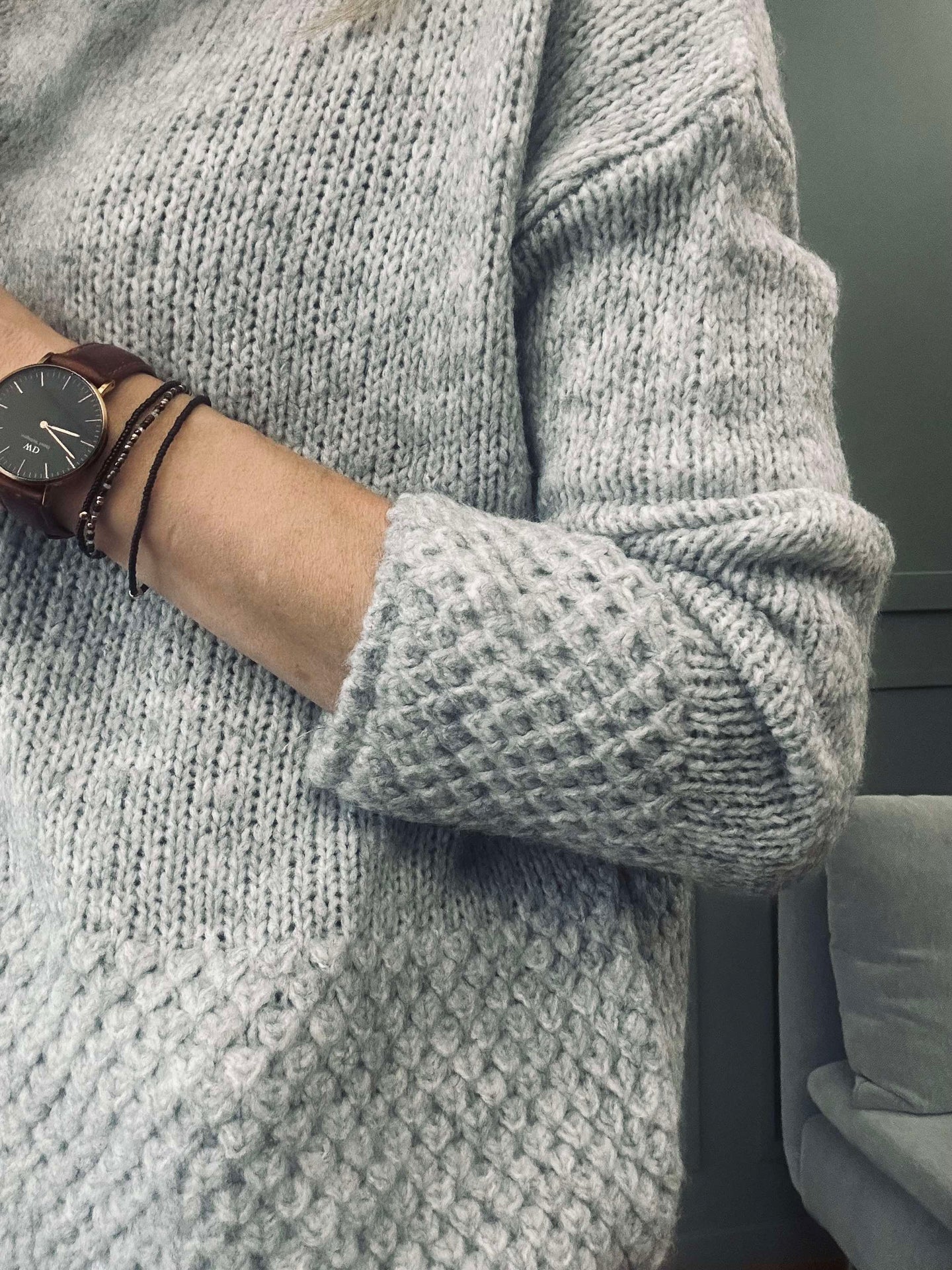Strikk Celeste Grey