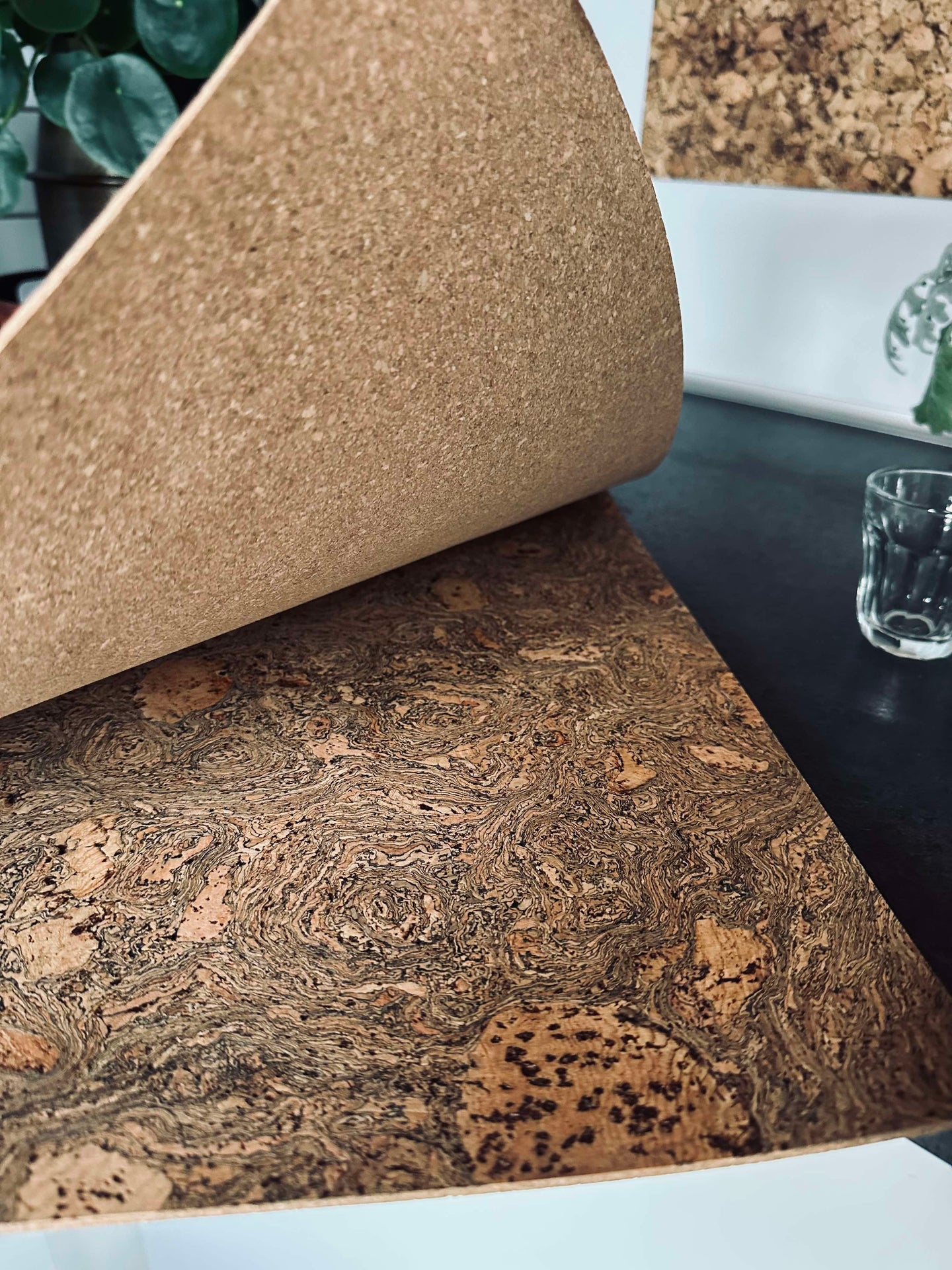 Korkplate 60×90 – Iceberg grey