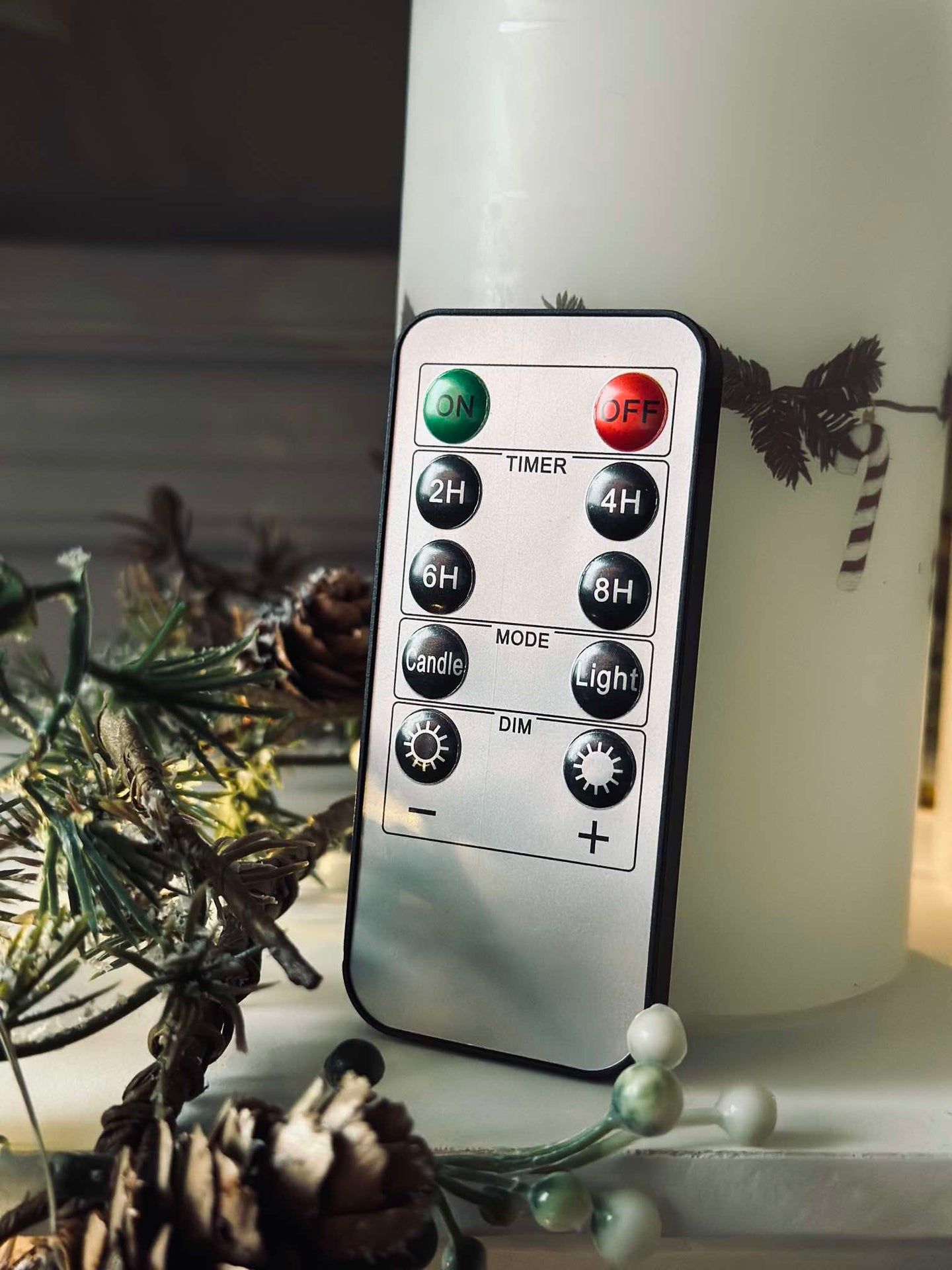 LED Bloklys Jul - Sett med 3 stk