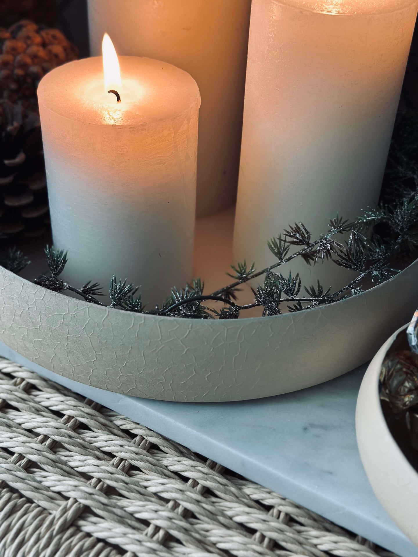 Serveringsfat NOYA 26 cm - Beige