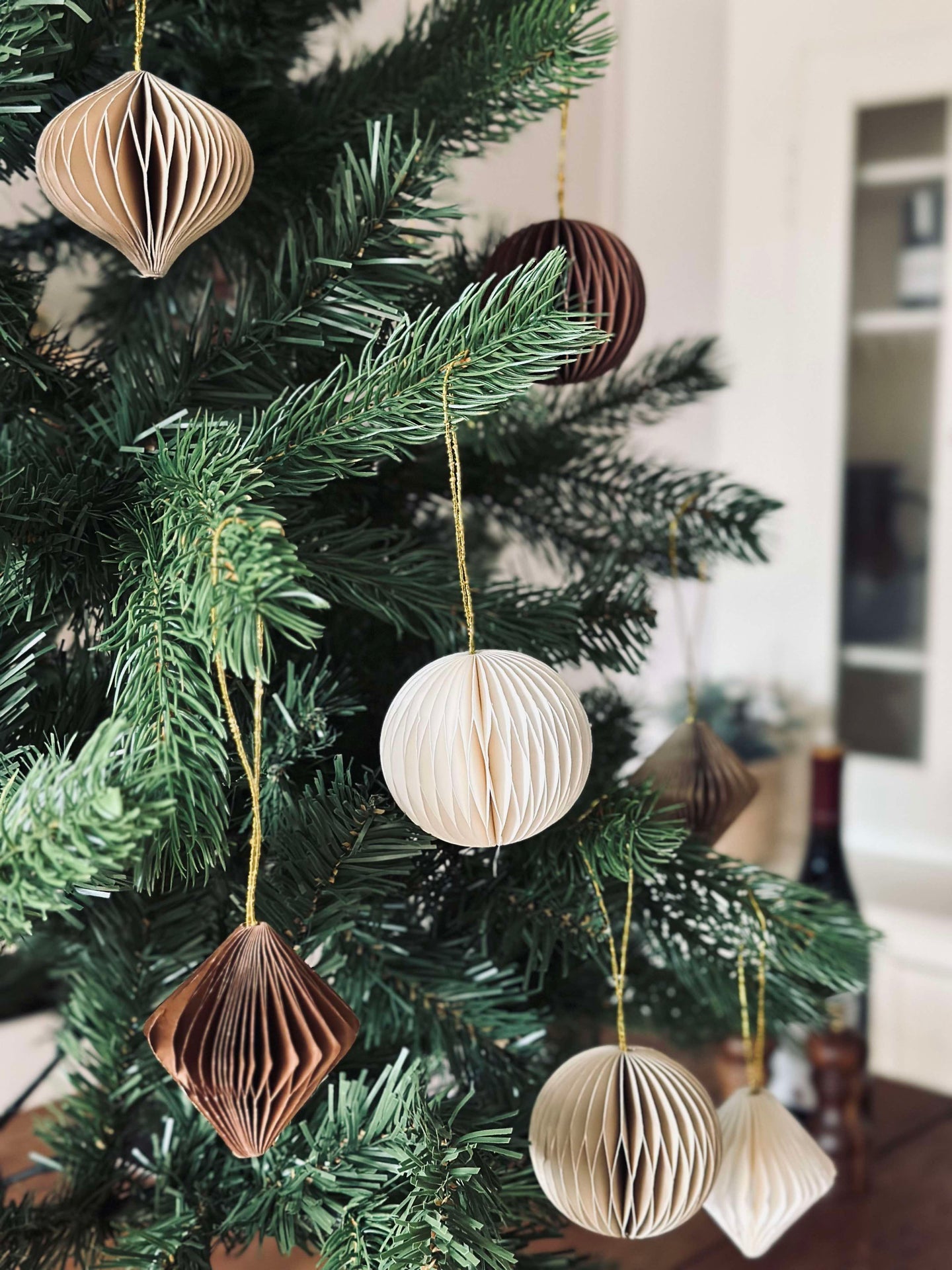 Juleoppheng i papir Small - 9 stk