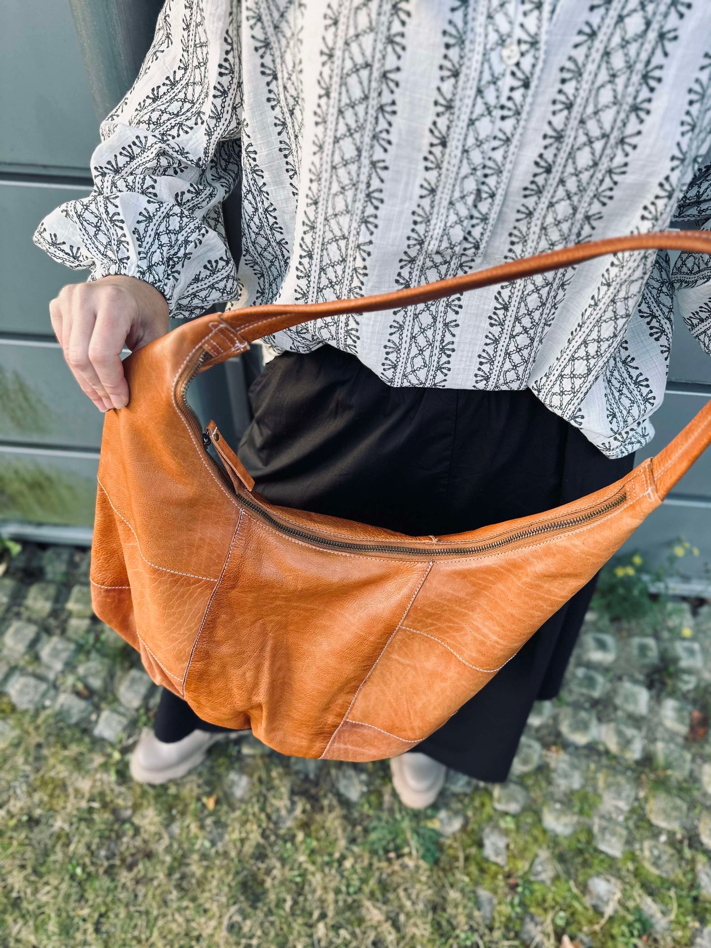Skulderveske Big cognac