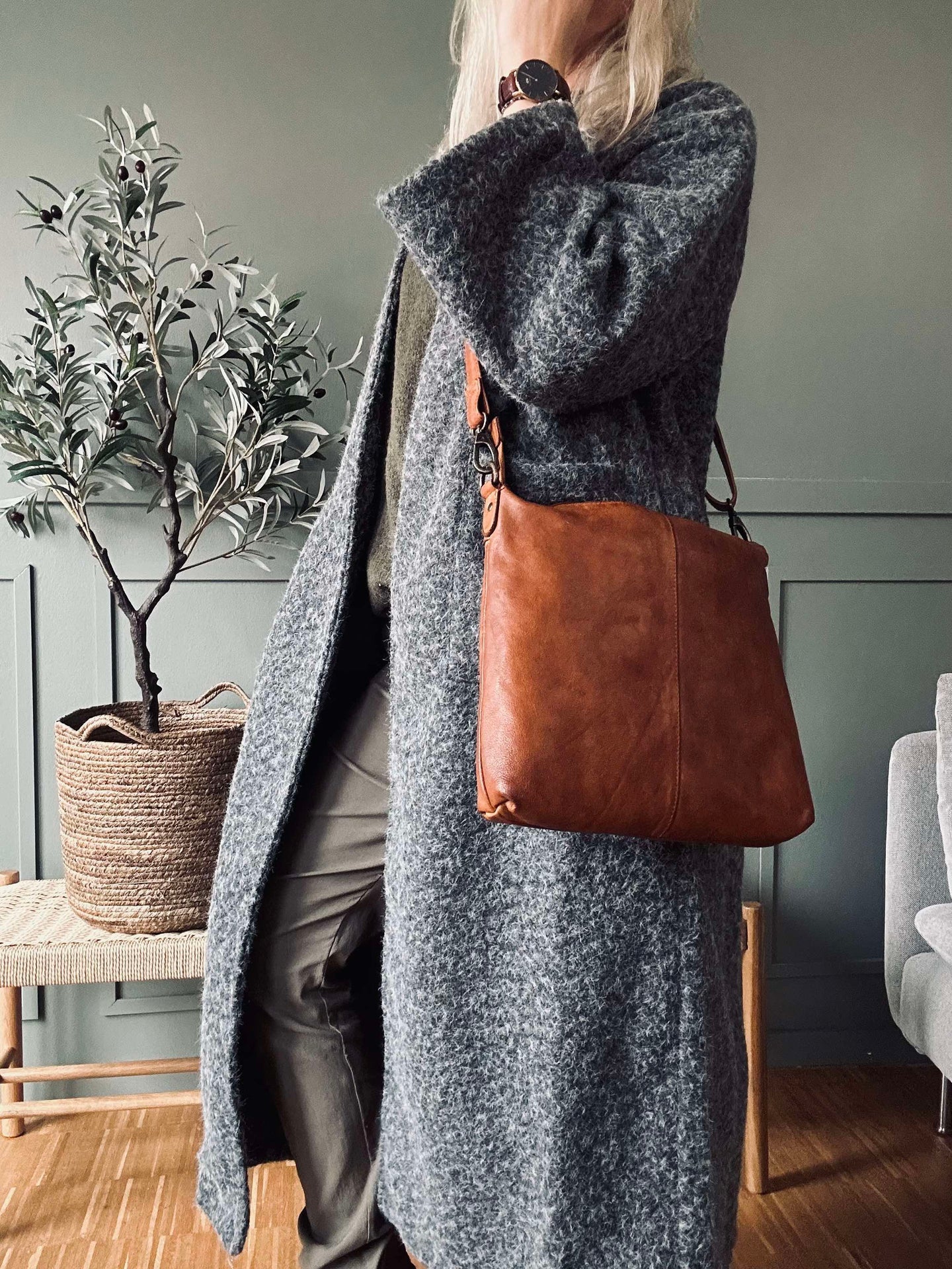 Jakke Belina - Oversize Grå