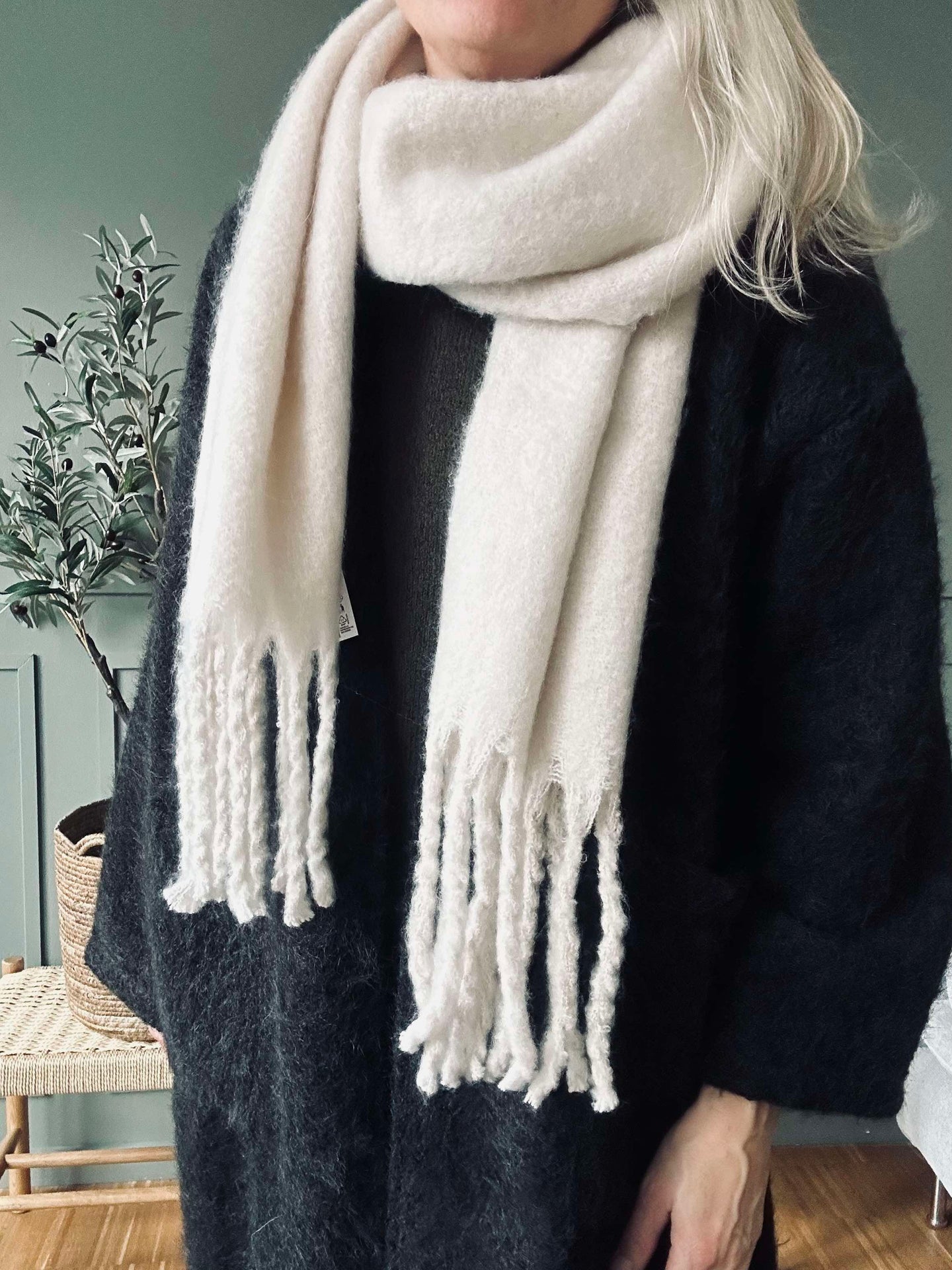Skjerf White