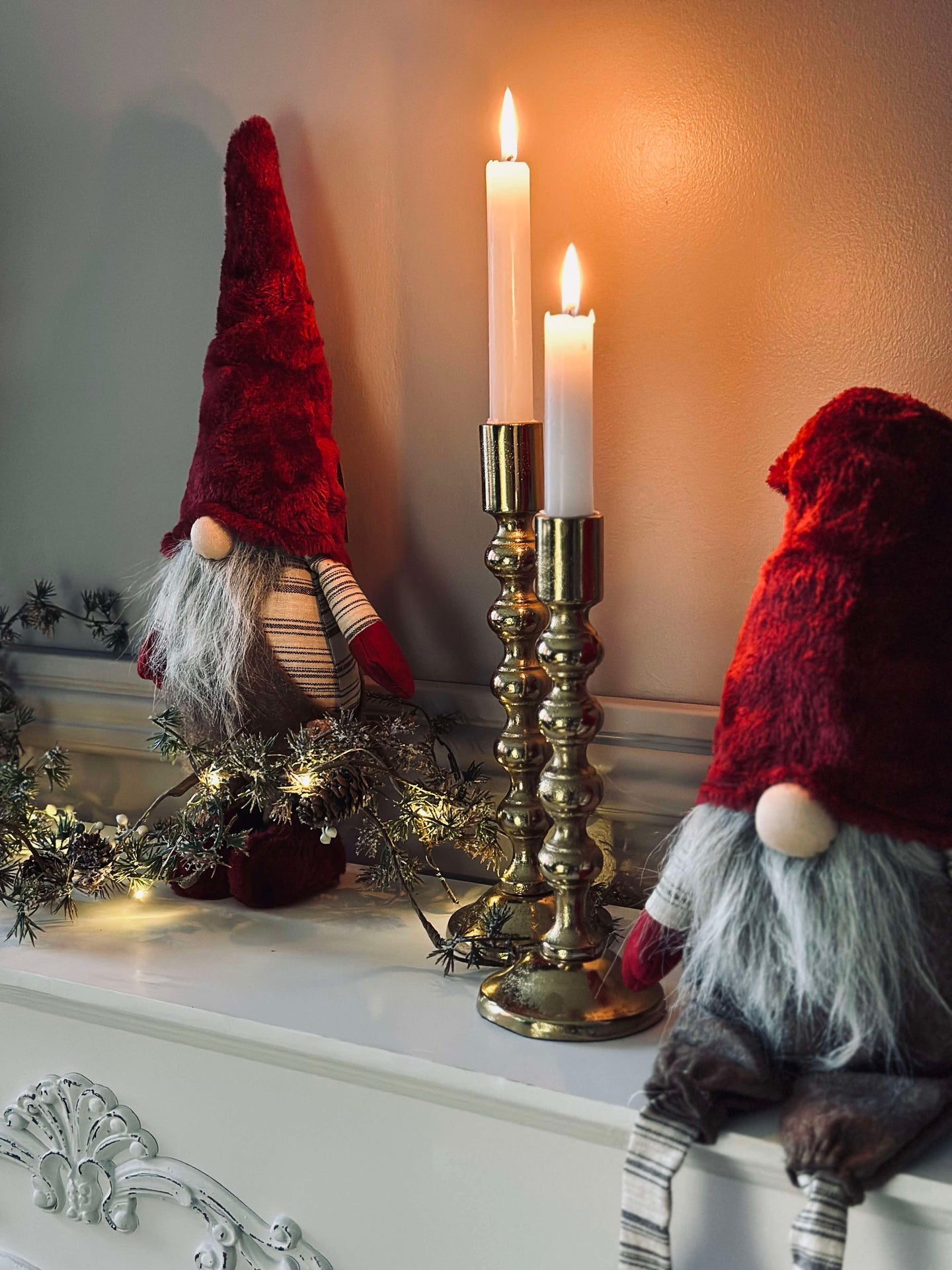 Nisse med skjegg - Stående