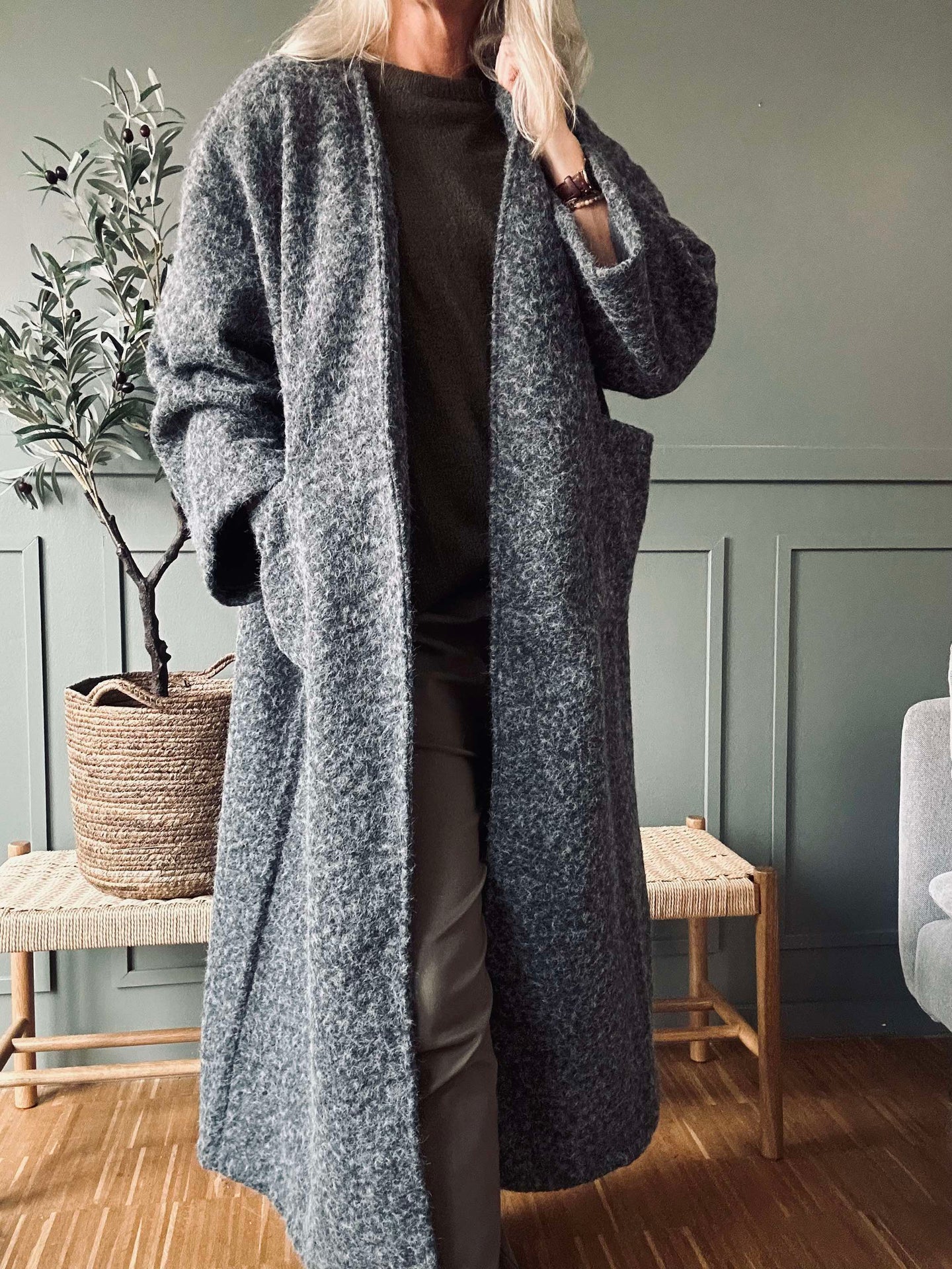 Jakke Belina - Oversize Grå