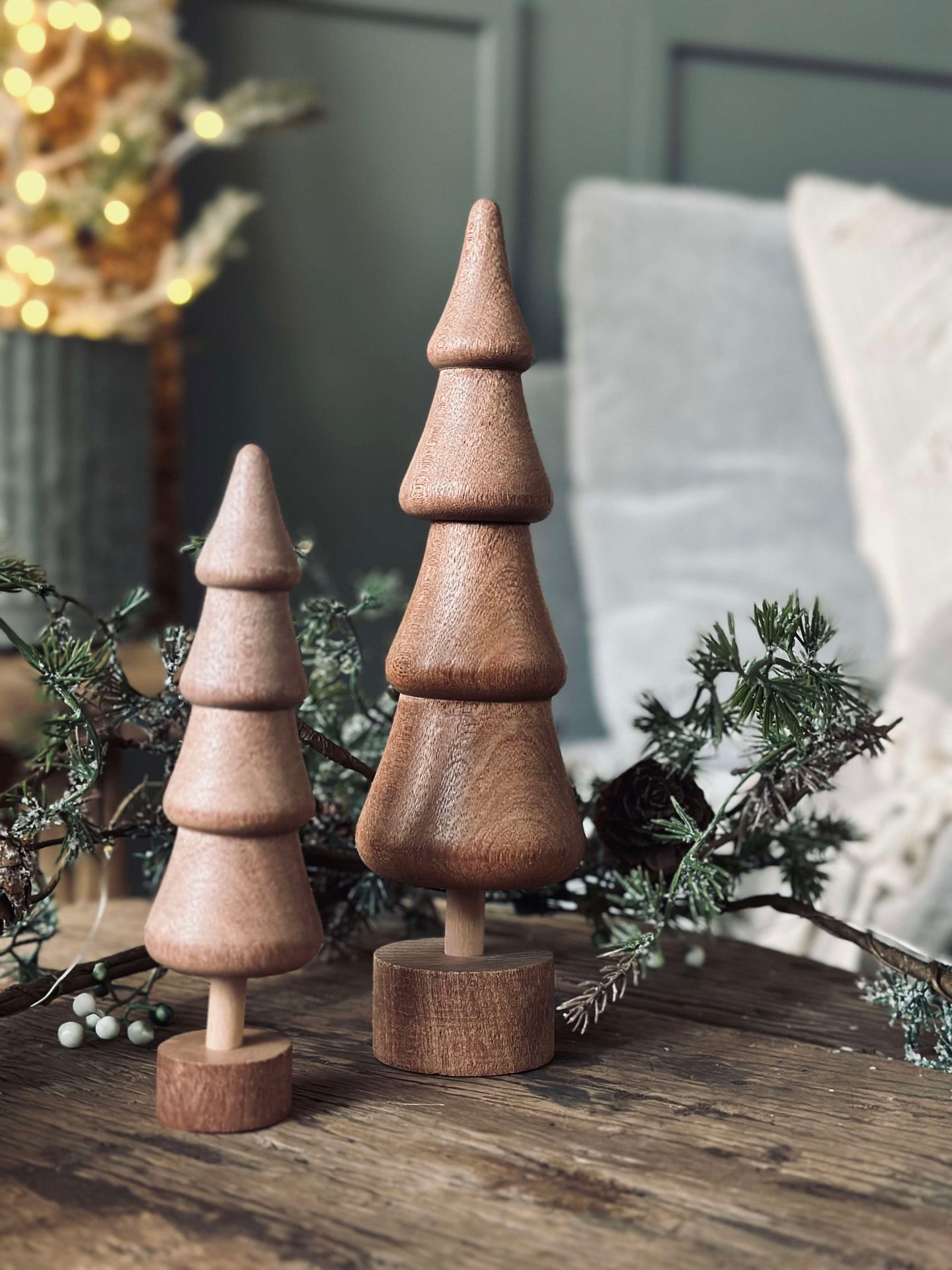 Juletre Wood - Brun stor