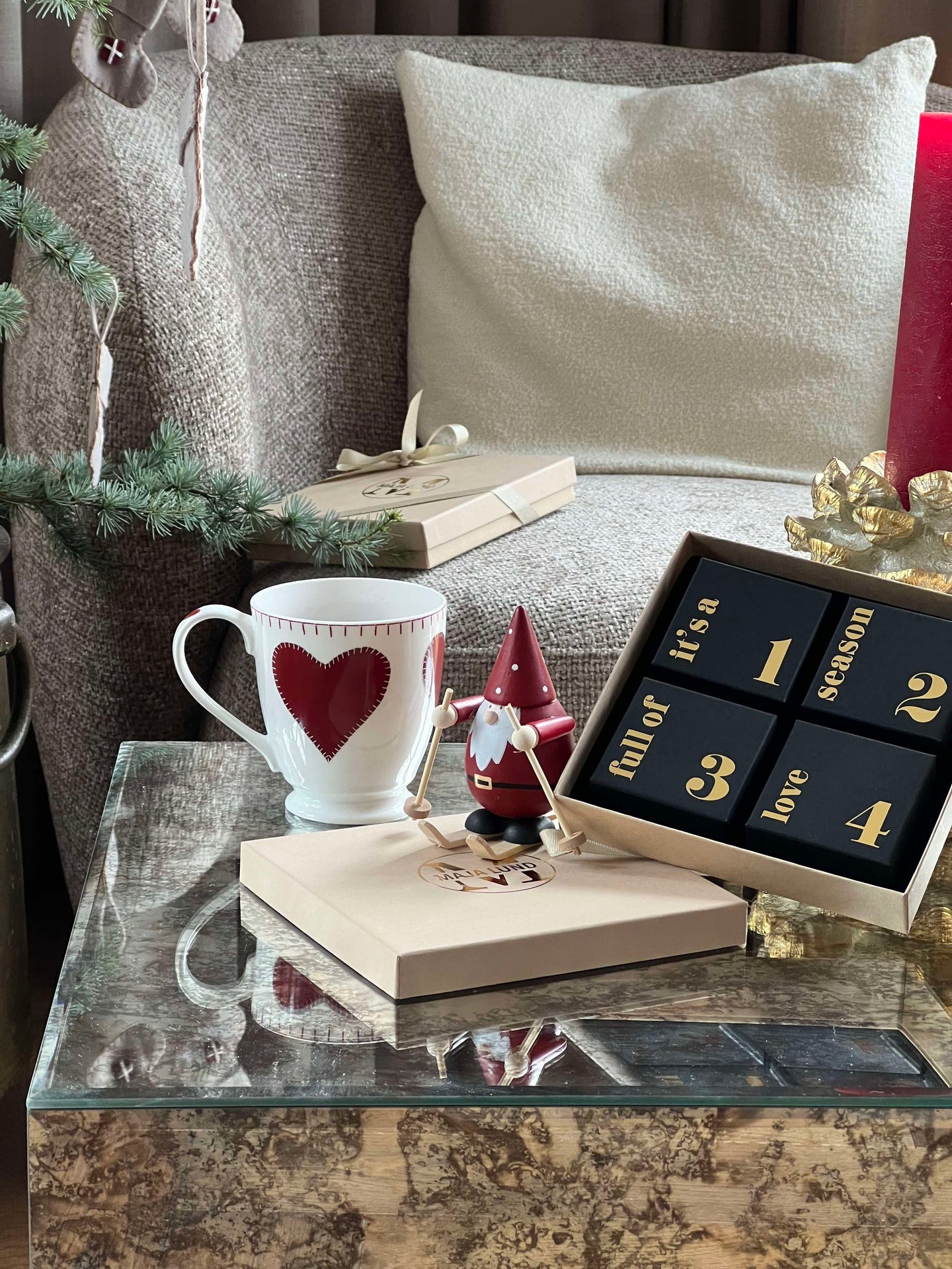 Smykke Adventskalender - Sølvbelagt