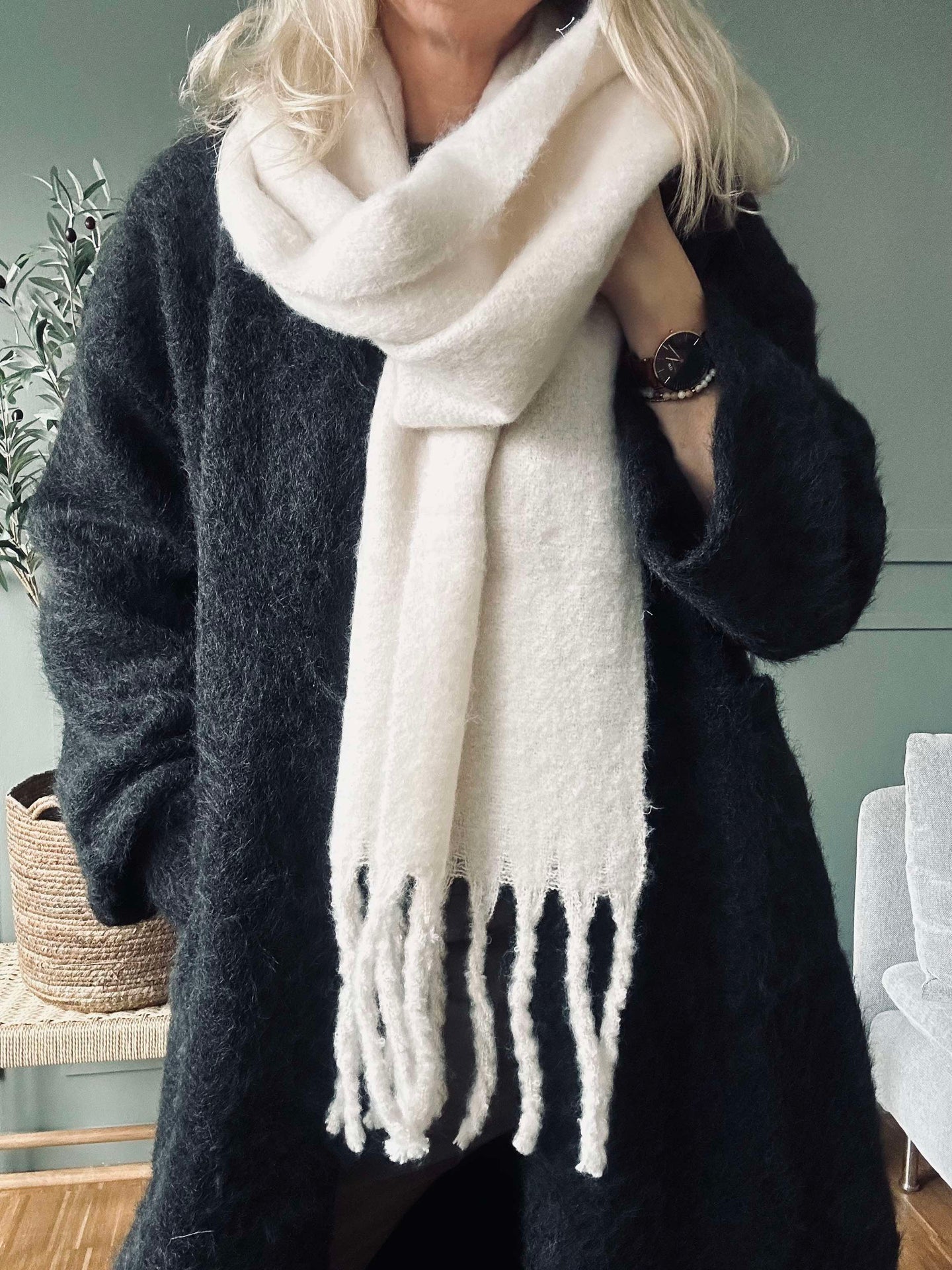 Skjerf White