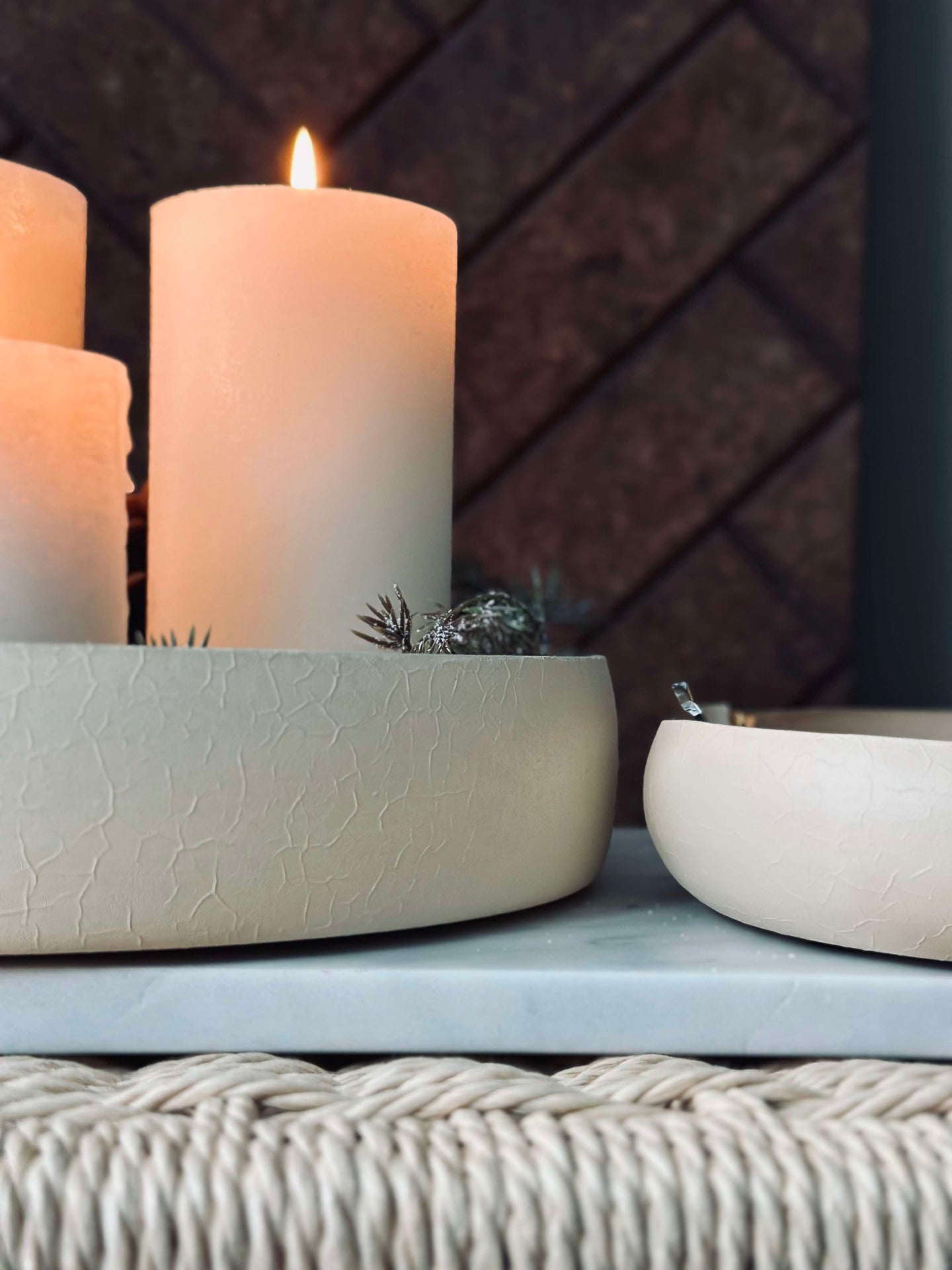 Serveringsfat NOYA 26 cm - Beige