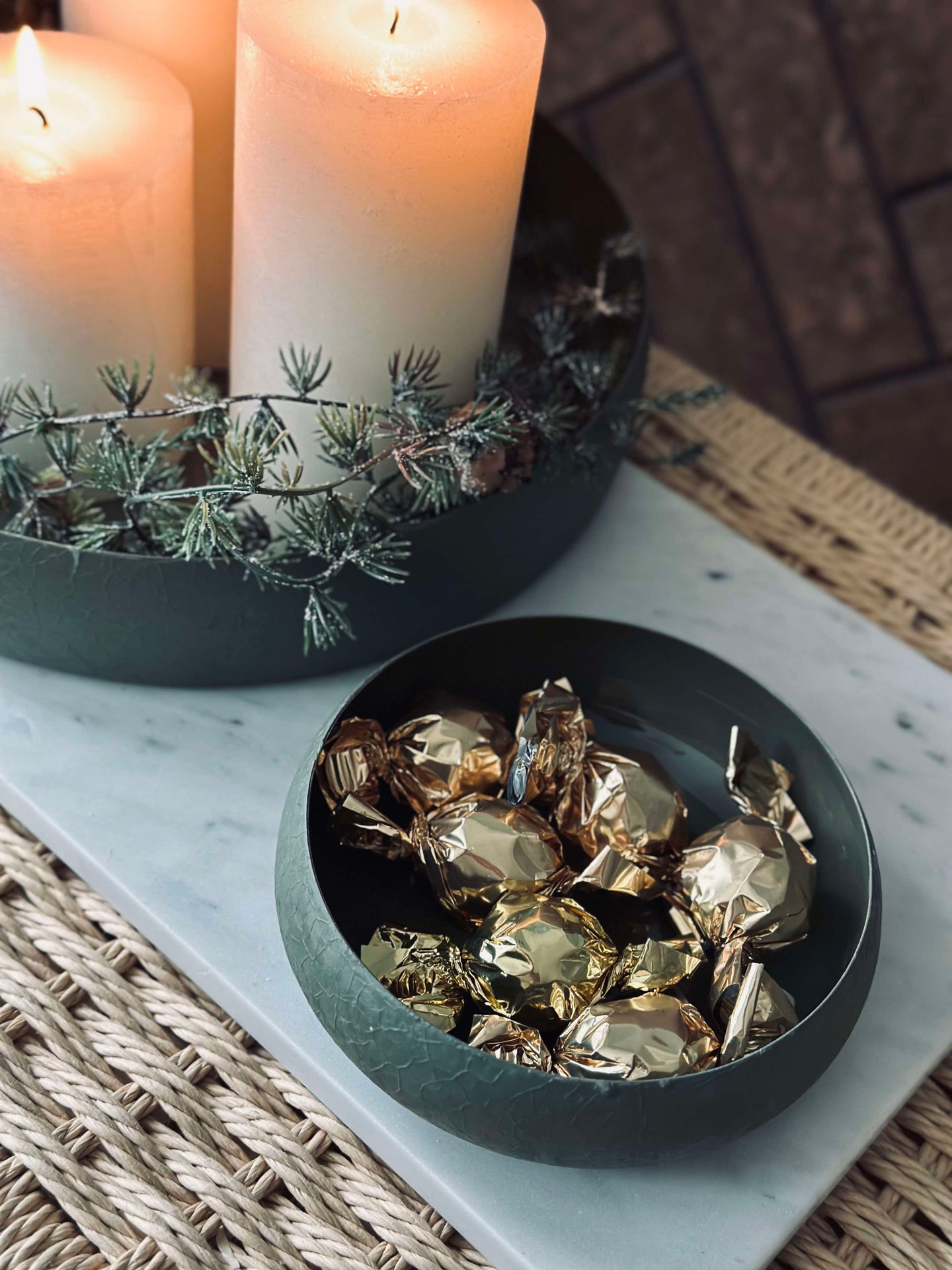 NOVA Serveringsfat 13 cm - Grønn