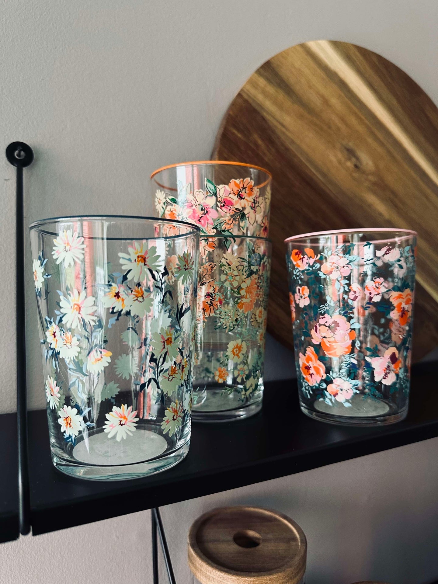 Drikkeglass Flora - pakke med 4 stk