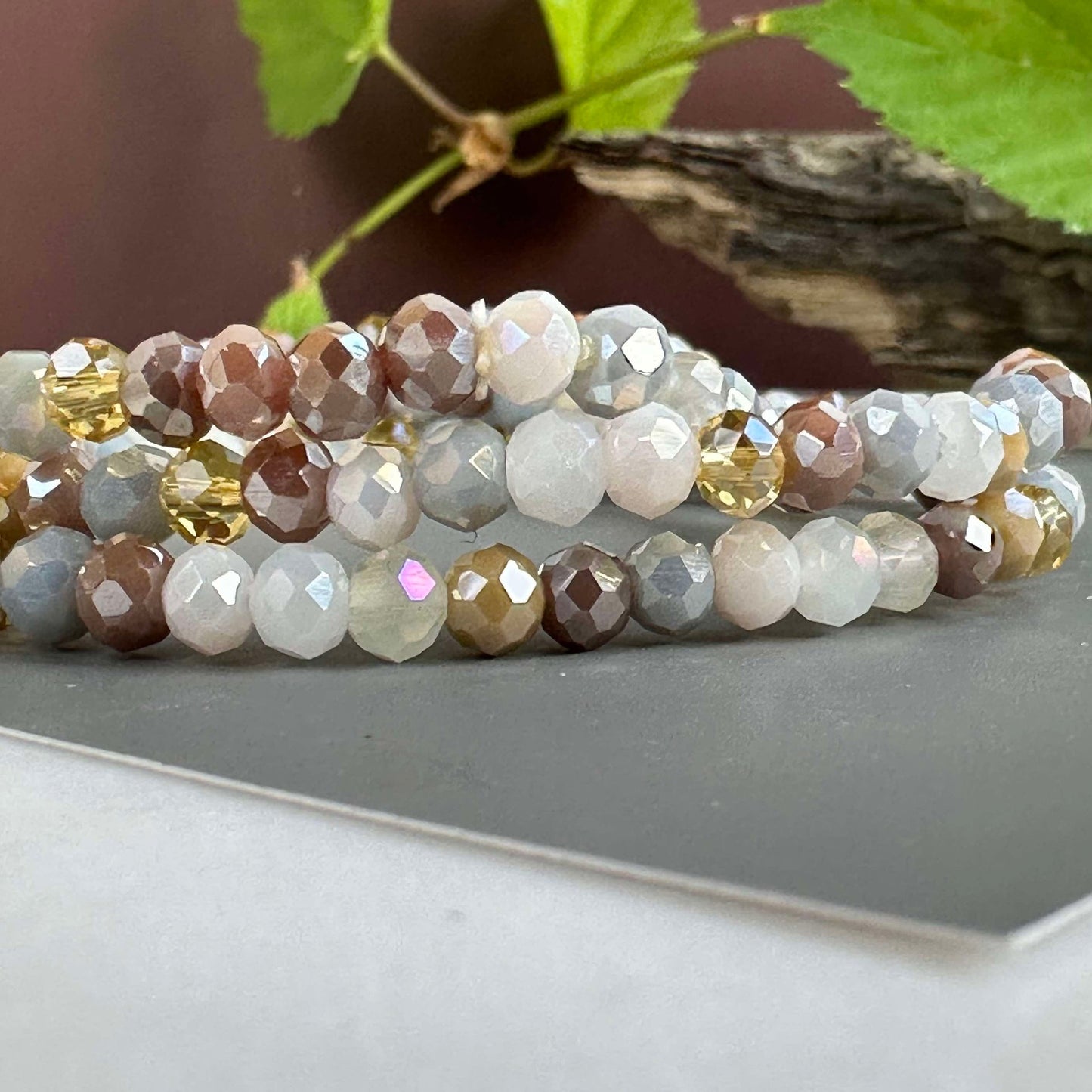 Armbånd ANNA Nature - Sett med 3 stk