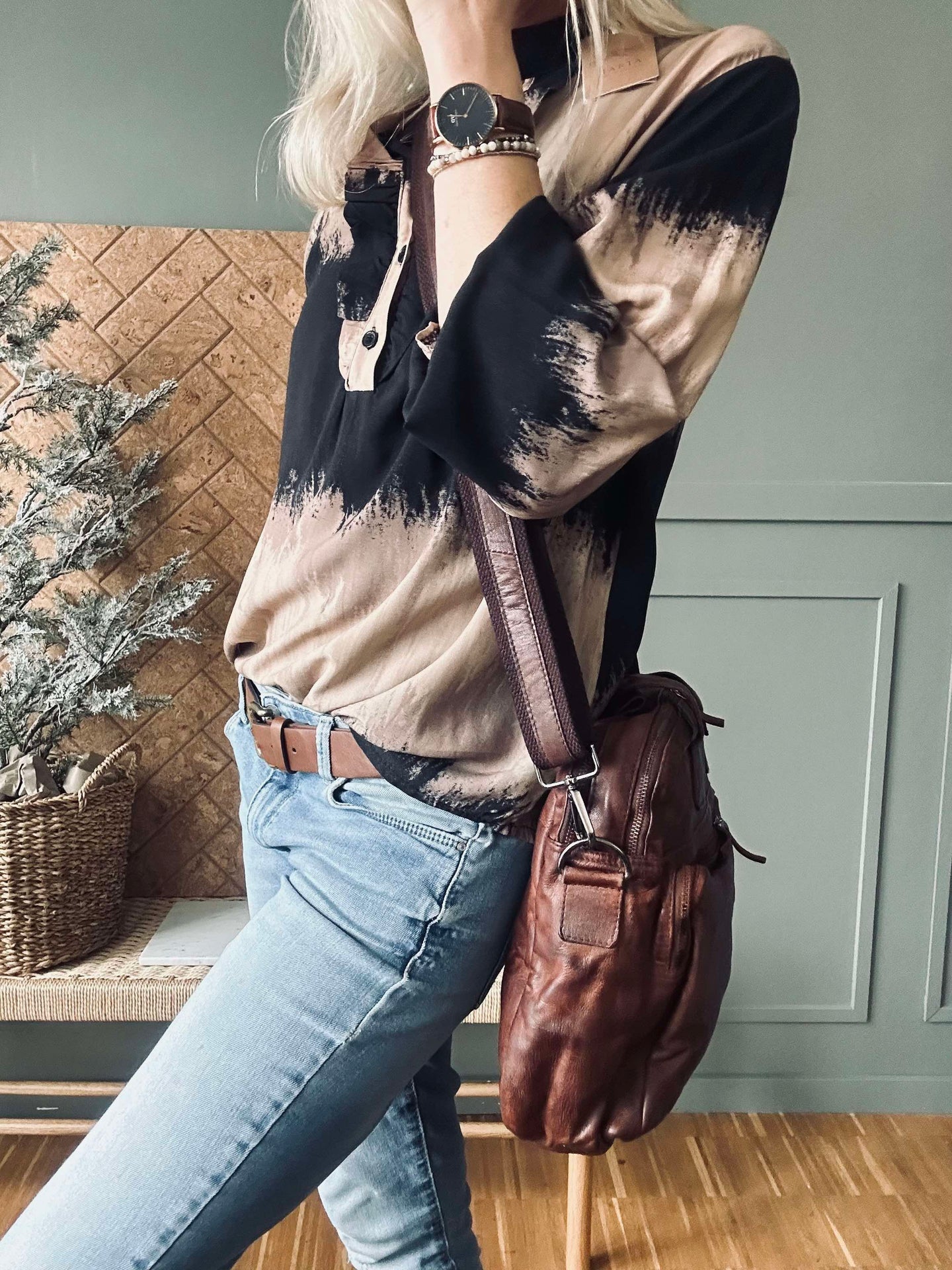 Arbeidsveske - Brown Cow leather