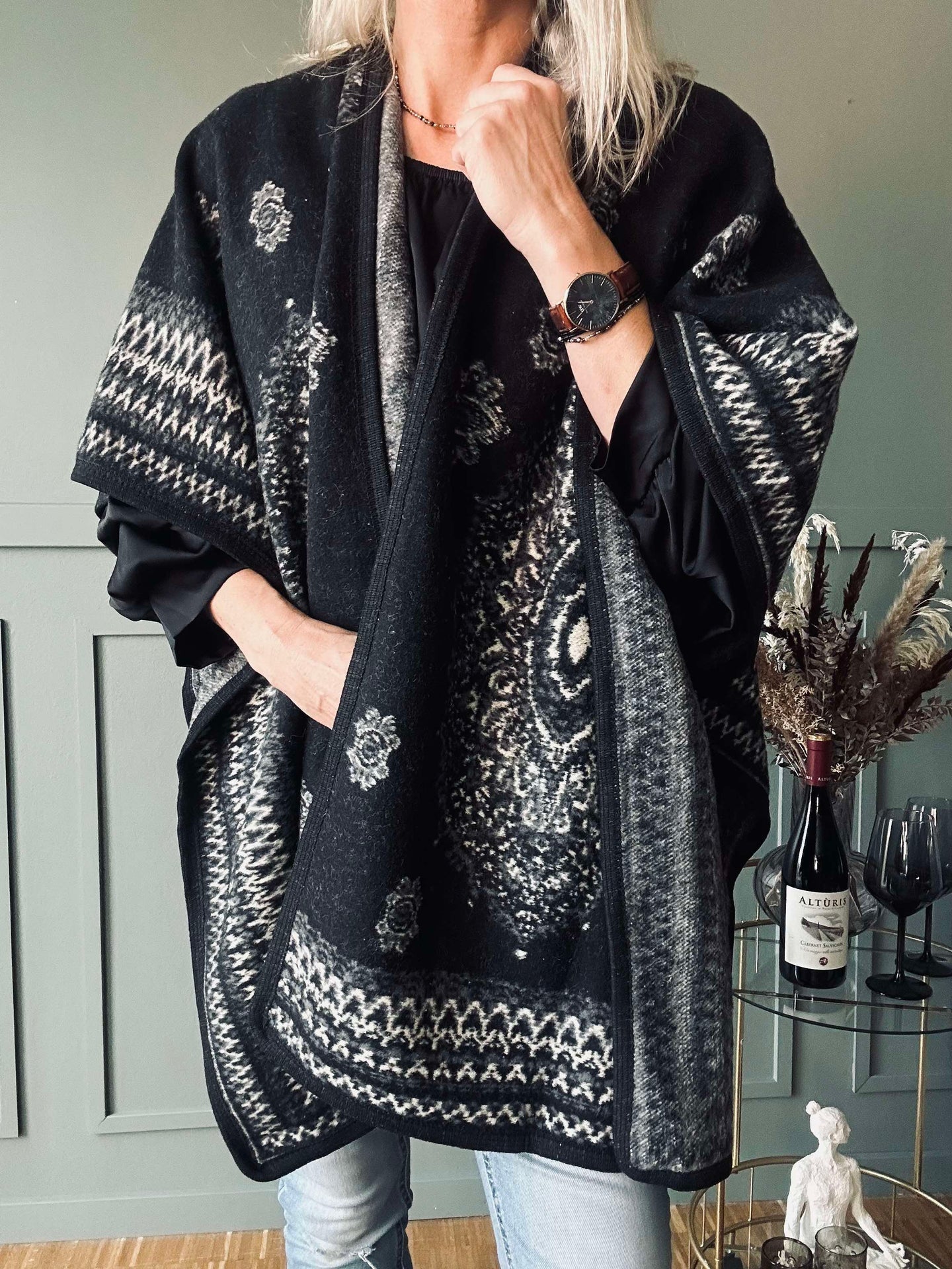 Poncho Black boheme