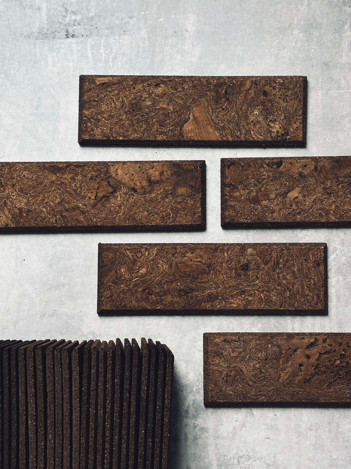 Murstein Brown - Natur pakke med 62 stk