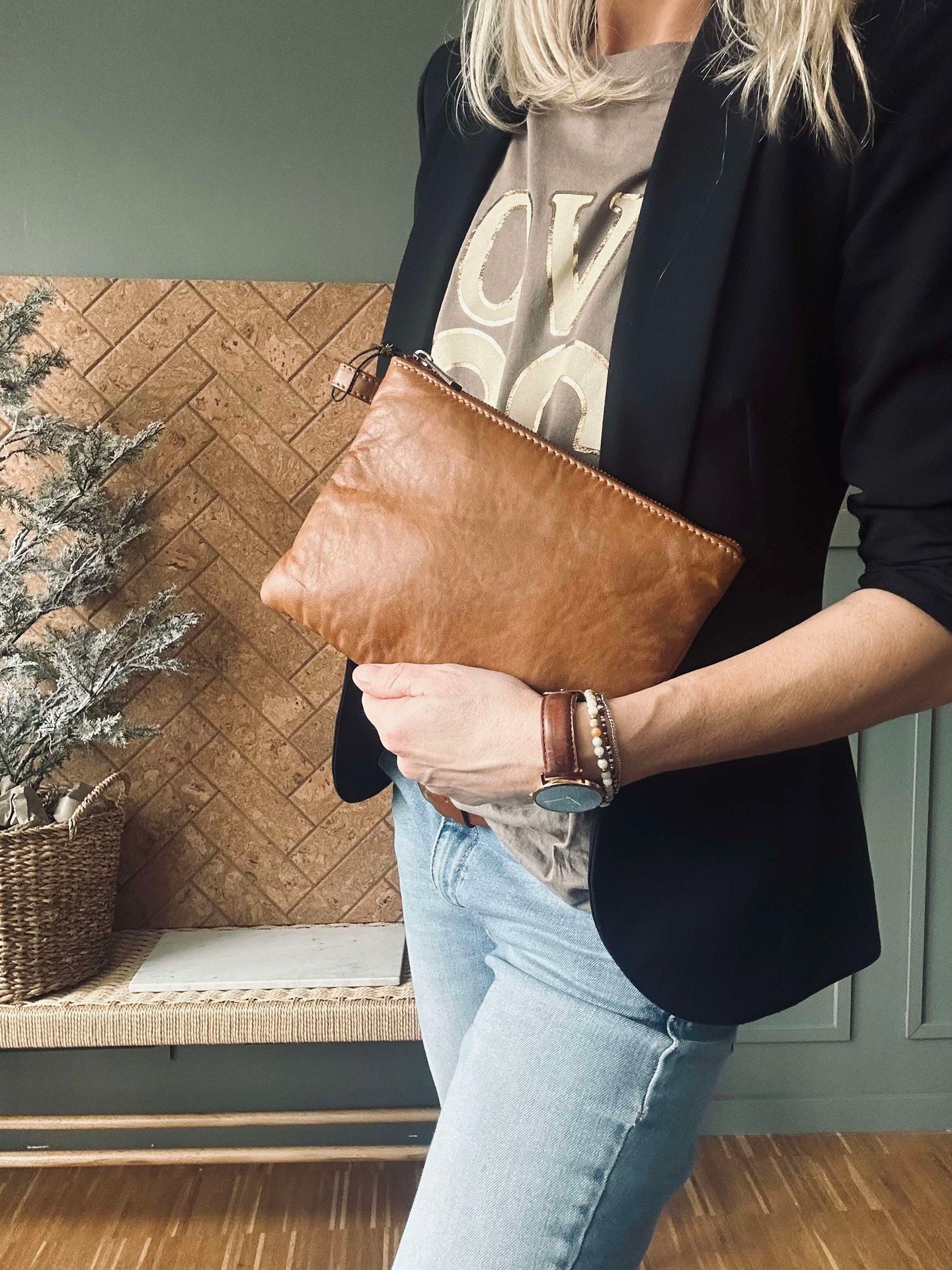 Clutch Alba - Cognac