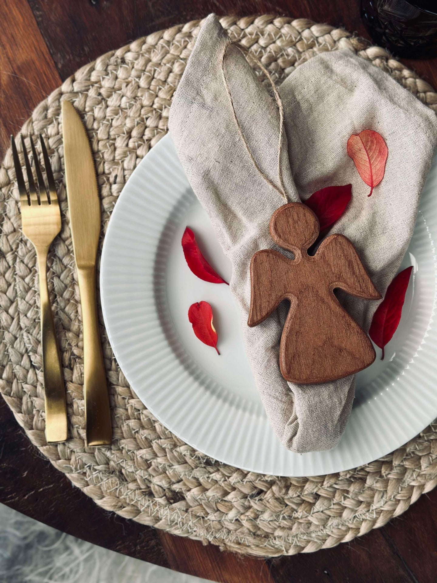 Bordbrikke i jute - Natur