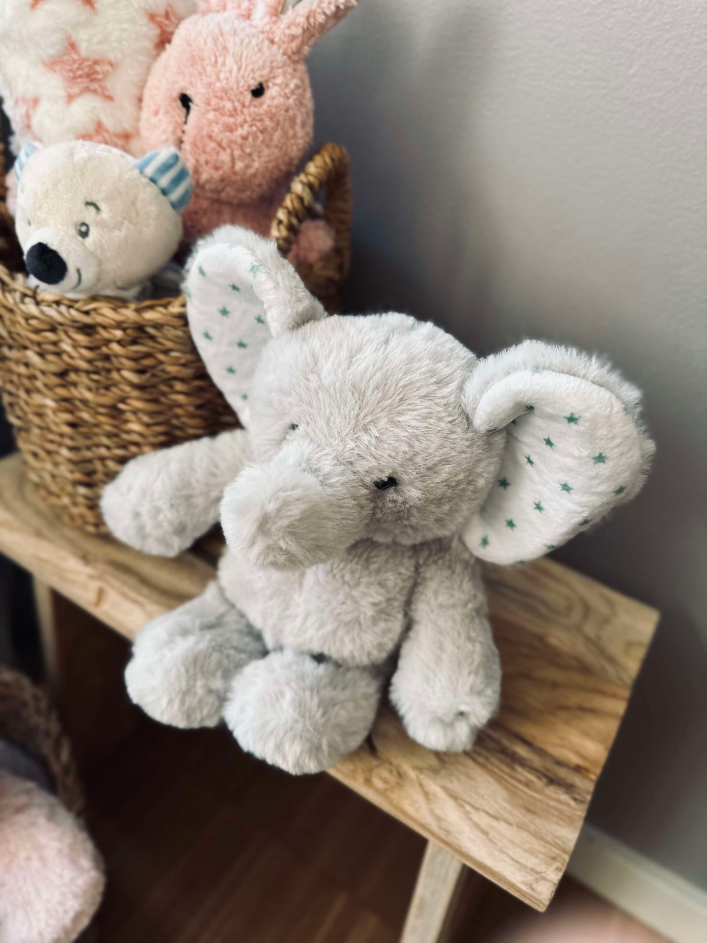 Bamse Elefant - 25cm - Grå
