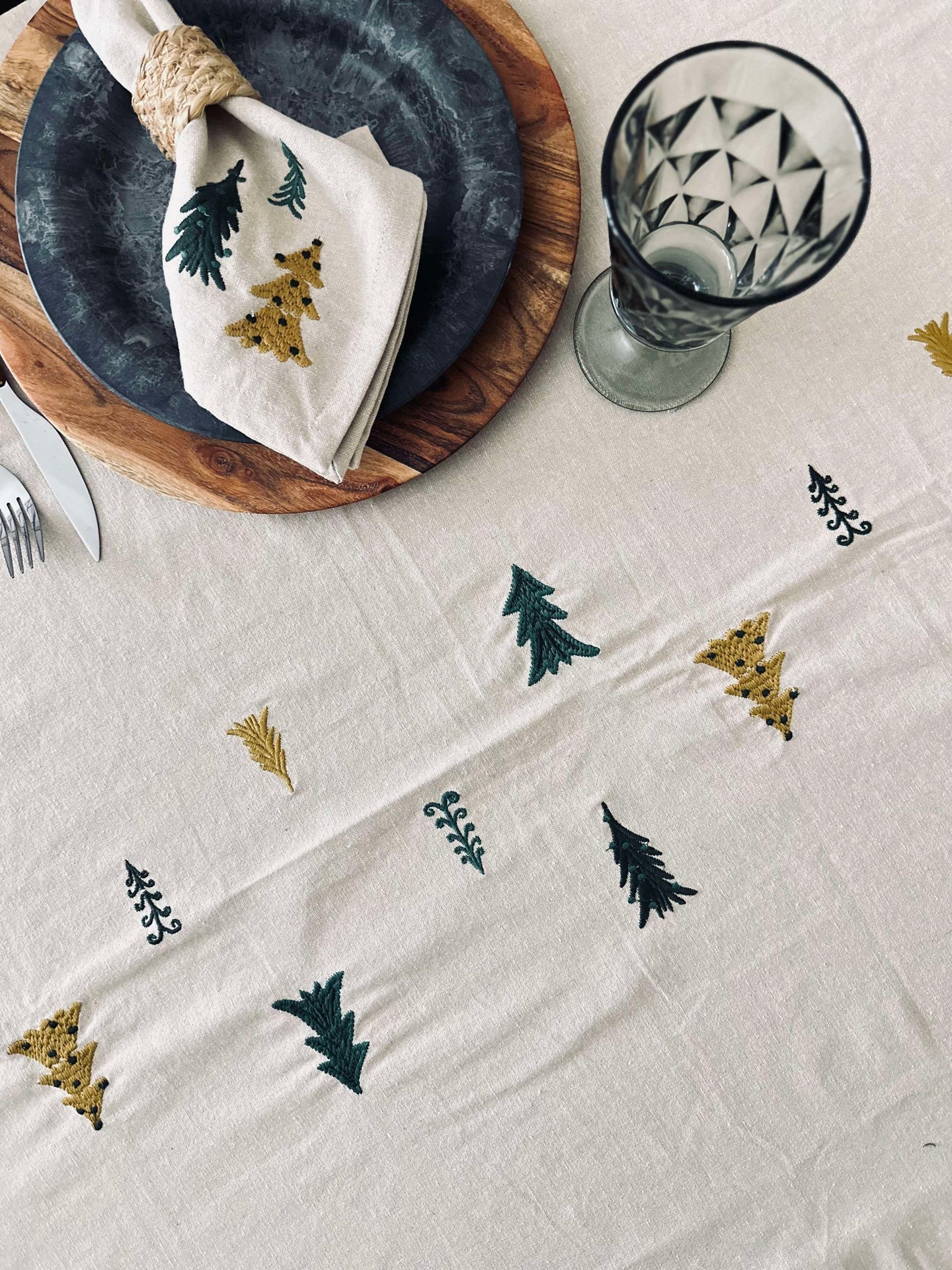 Juleduk Bomull - 140x360