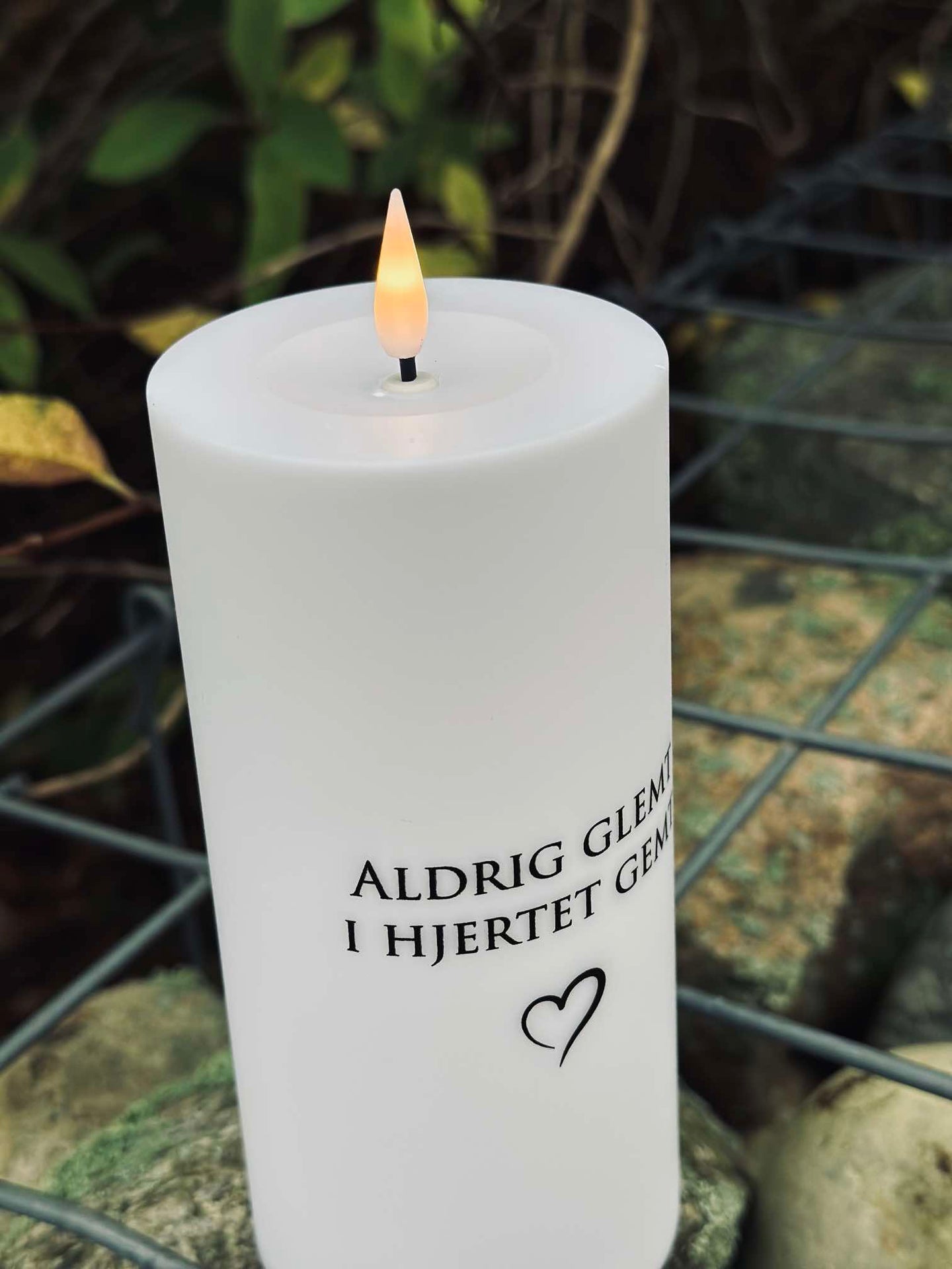 LED Gravlys - Aldri glemt