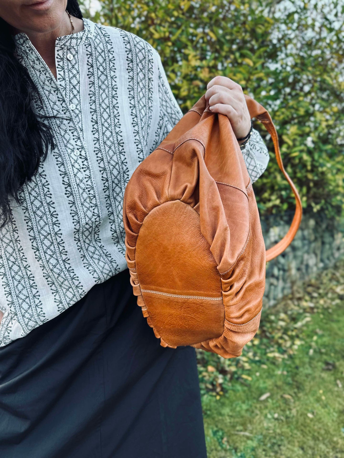 Skulderveske Big cognac