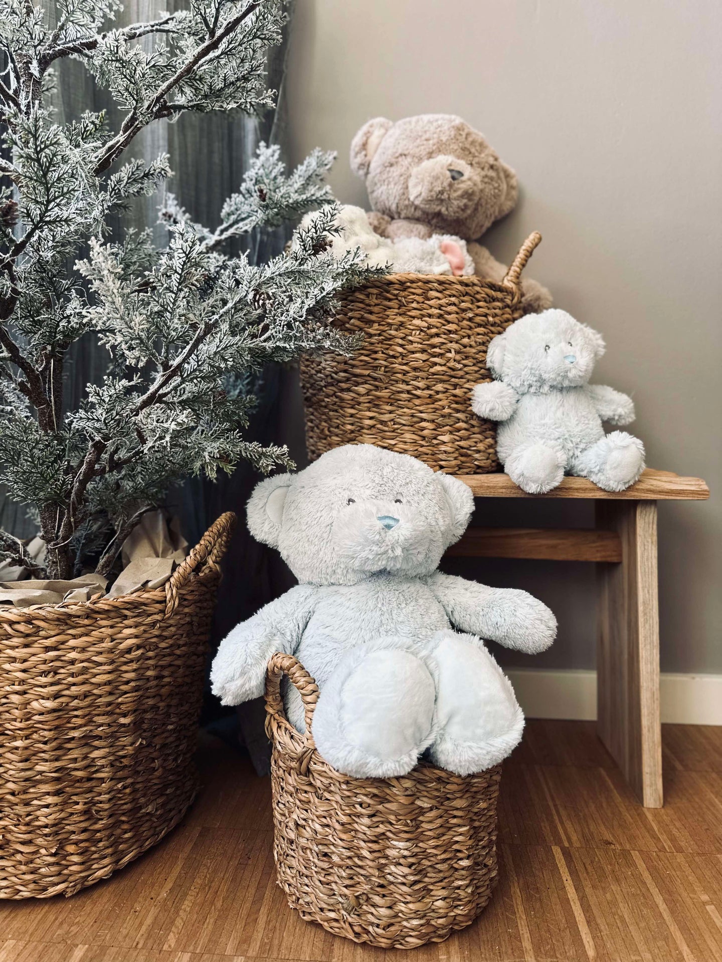 Bamse 43cm - Blå